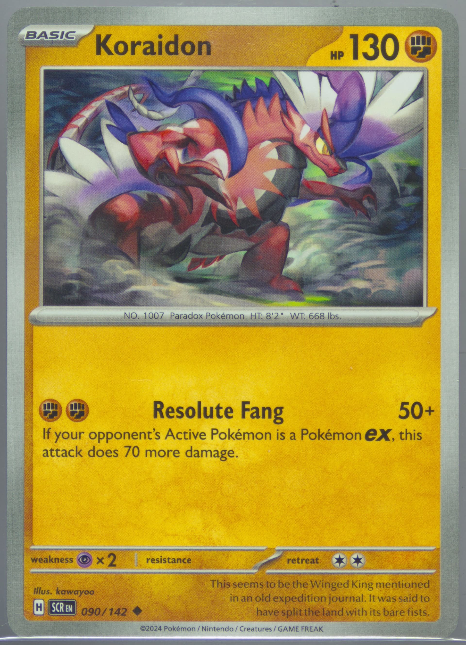 Koraidon (090) 2024 Pokemon Scr EN-Stellar Crown