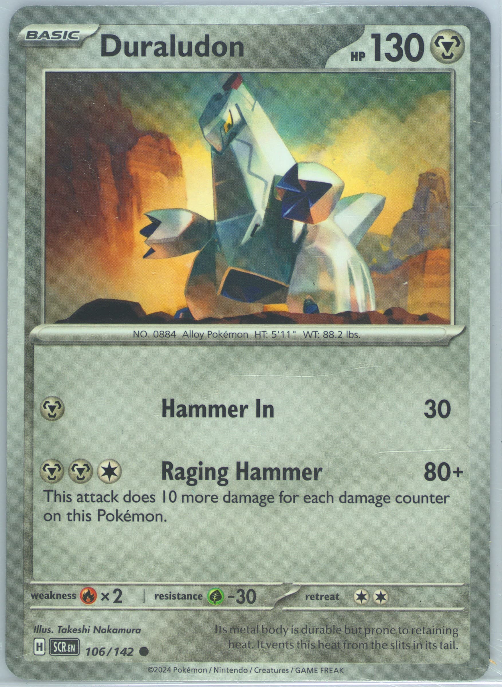 Duraludon (106) 2024 Pokemon Scr EN-Stellar Crown