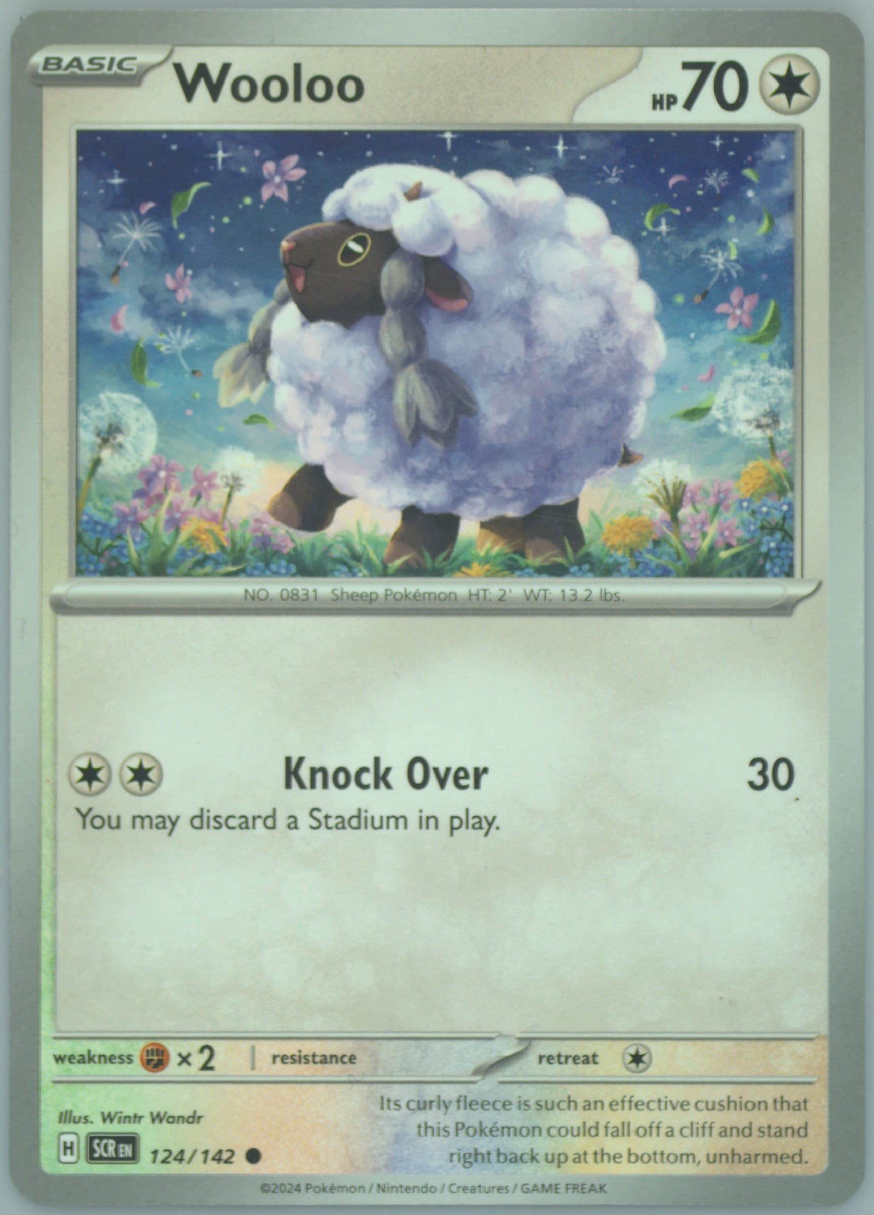 Wooloo (124) 2024 Pokemon Scr EN-Stellar Crown