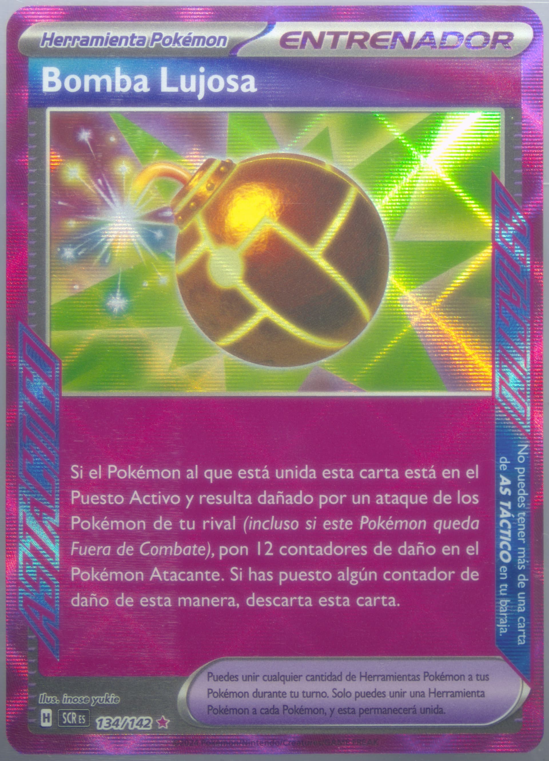Deluxe Bomb (134) 2024 Pokemon Spanish Scr ES-Stellar Crown
