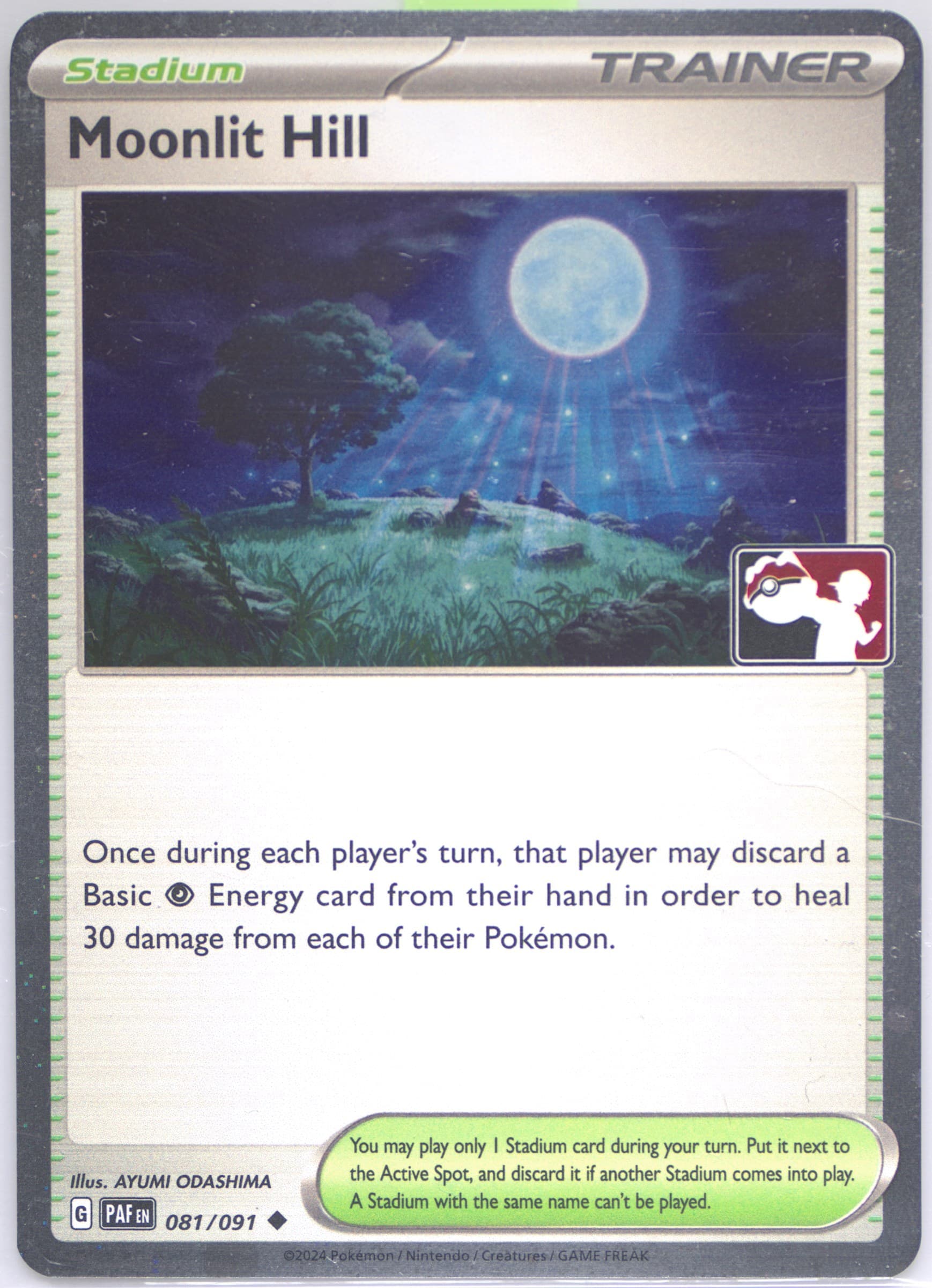 Moonlit Hill (081) 2024 Pokemon Play! Pokemon Prize Pack: Series 5