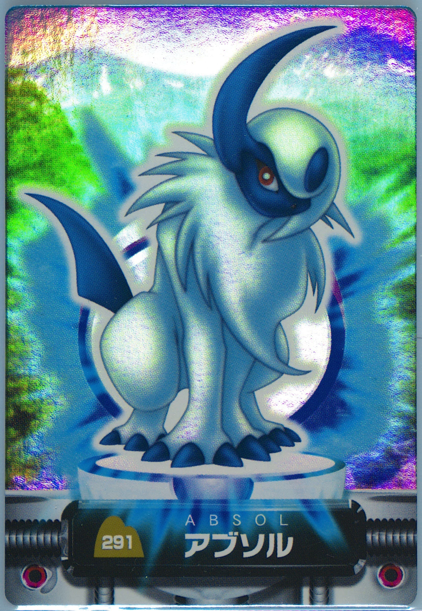 Absol Holo (291) 2005 Carddass Pokemon Advanced Generation Zukan Card
