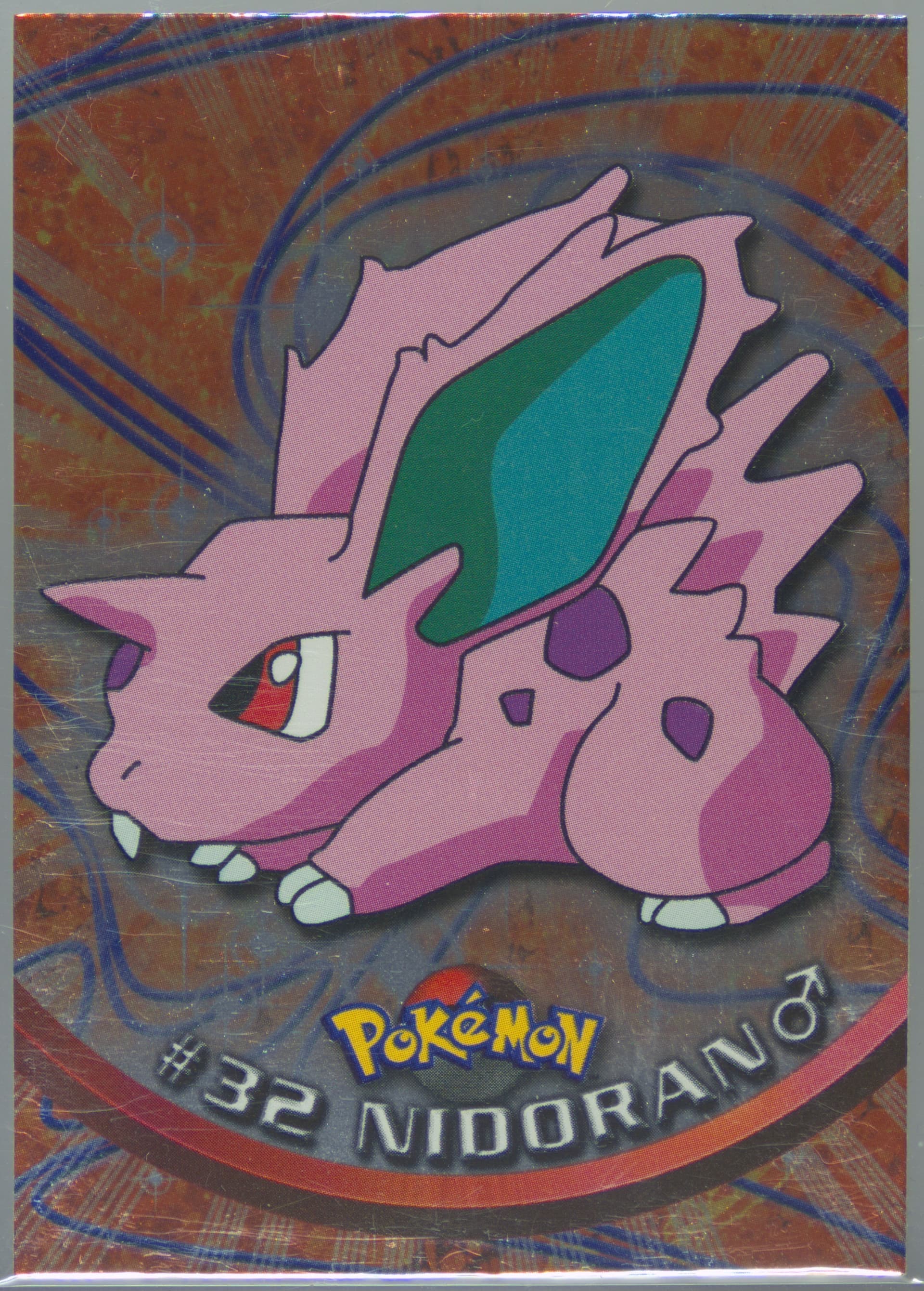 Nidoran Foil-United Kingdom (32) 1999 Topps Pokemon TV
