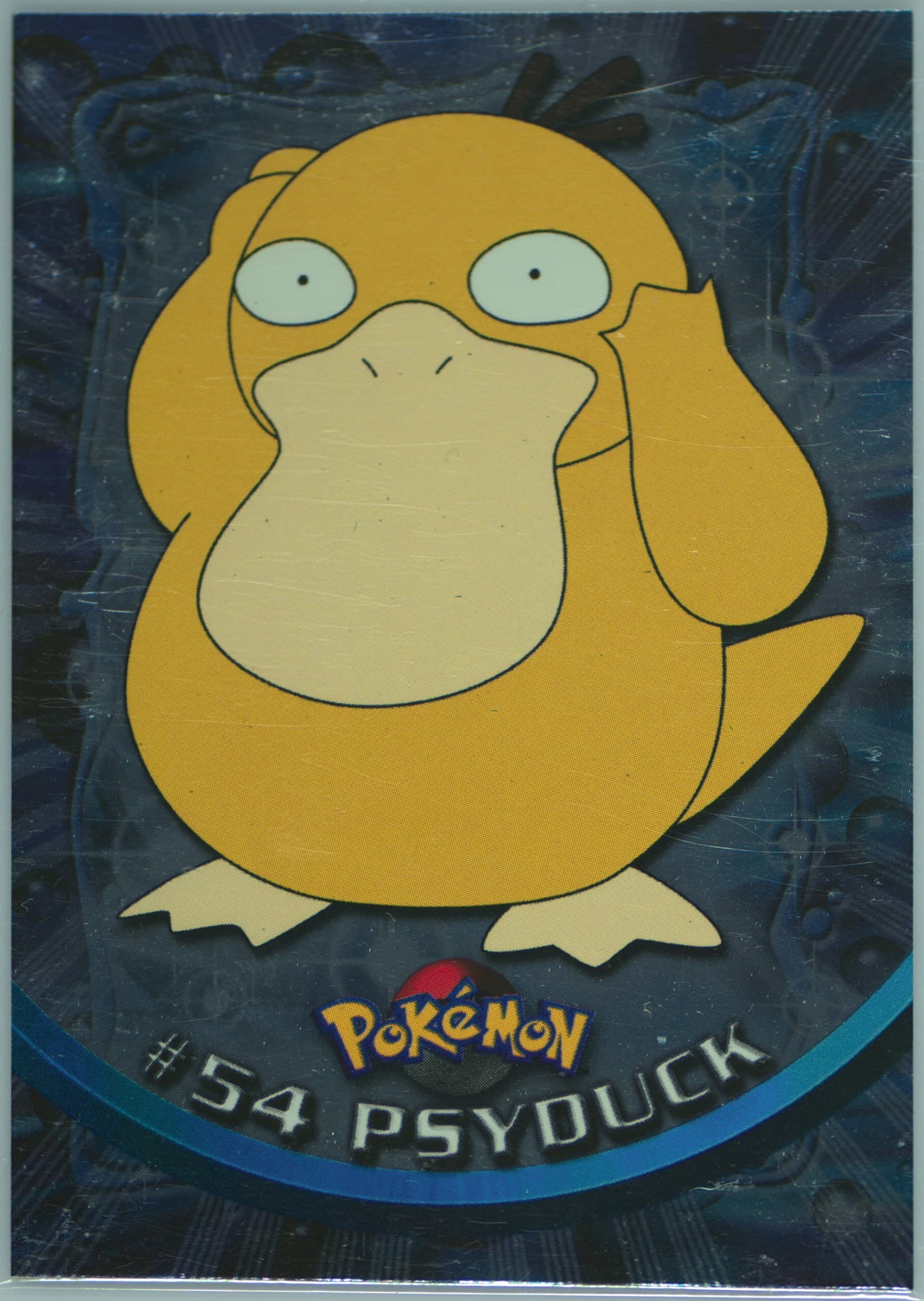 Psyduck Foil-United Kingdom (54) 1999 Topps Pokemon TV
