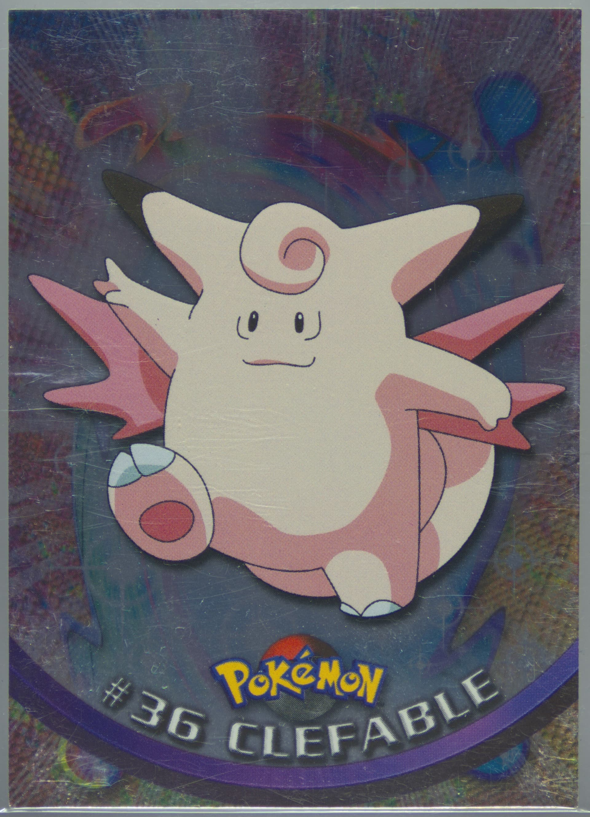 Clefable Foil-United Kingdom (36) 1999 Topps Pokemon TV