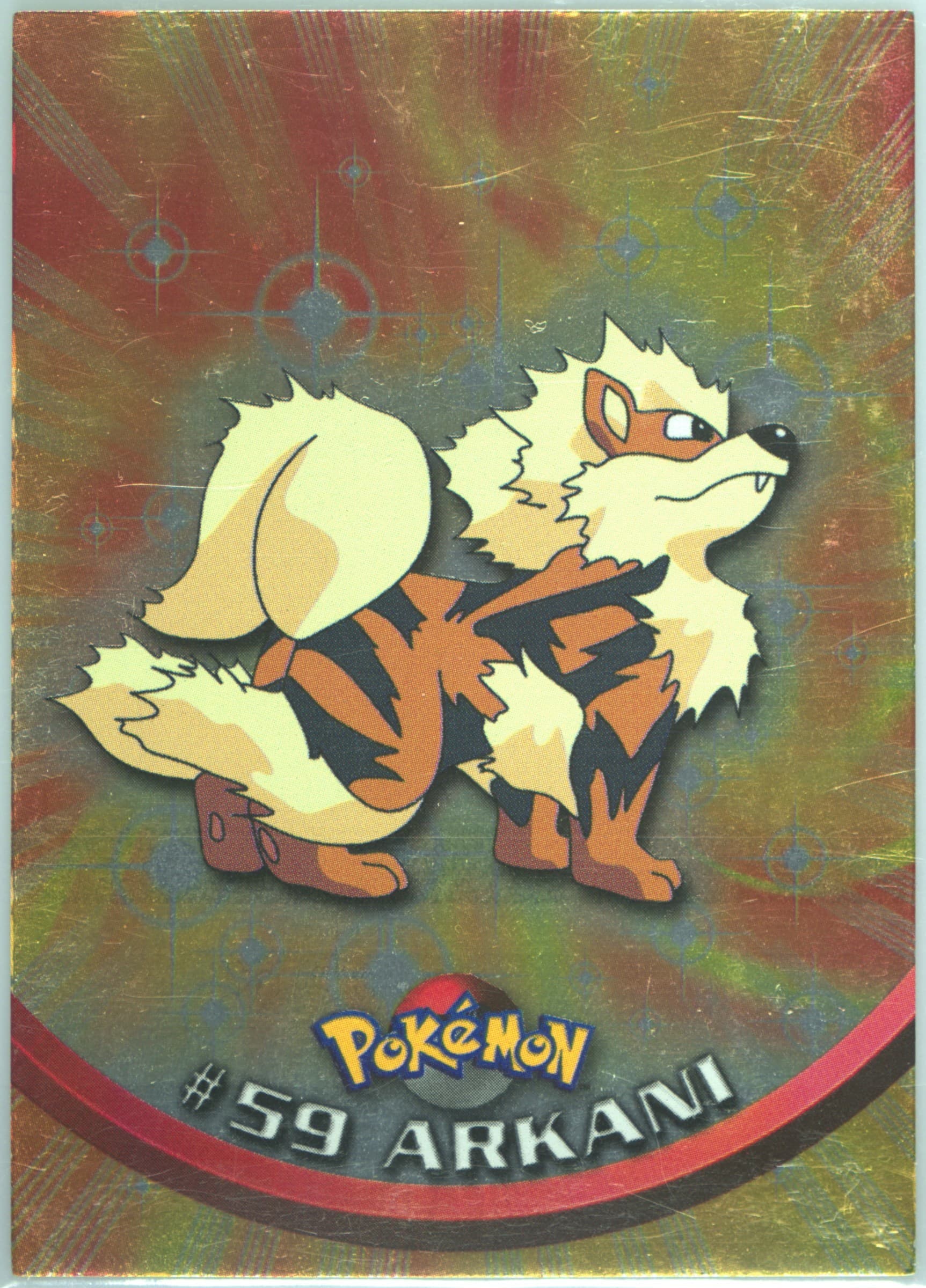 Arkani Foil-German (59) 1999 Topps Pokemon TV