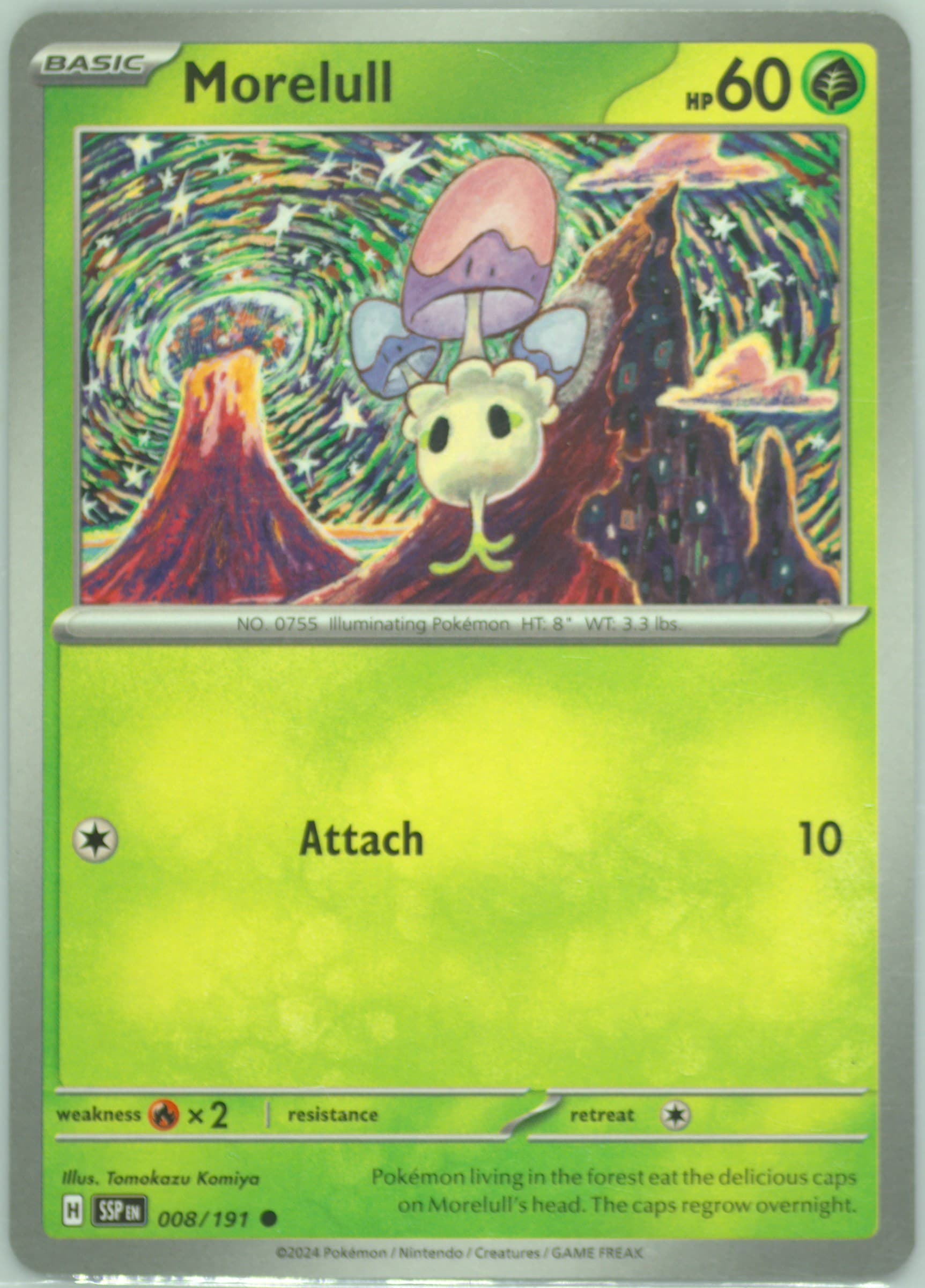 Morelull (008) 2024 Pokemon Ssp EN-Surging Sparks