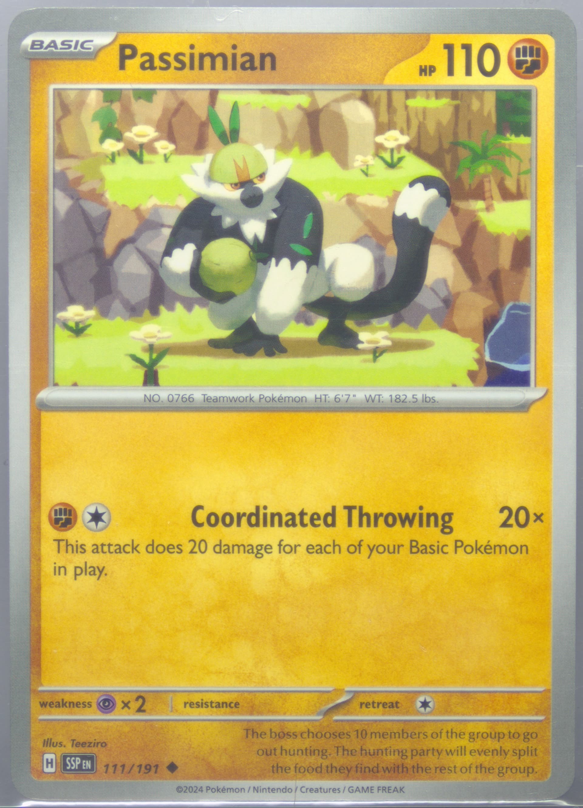Passimian (111) 2024 Pokemon Ssp EN-Surging Sparks