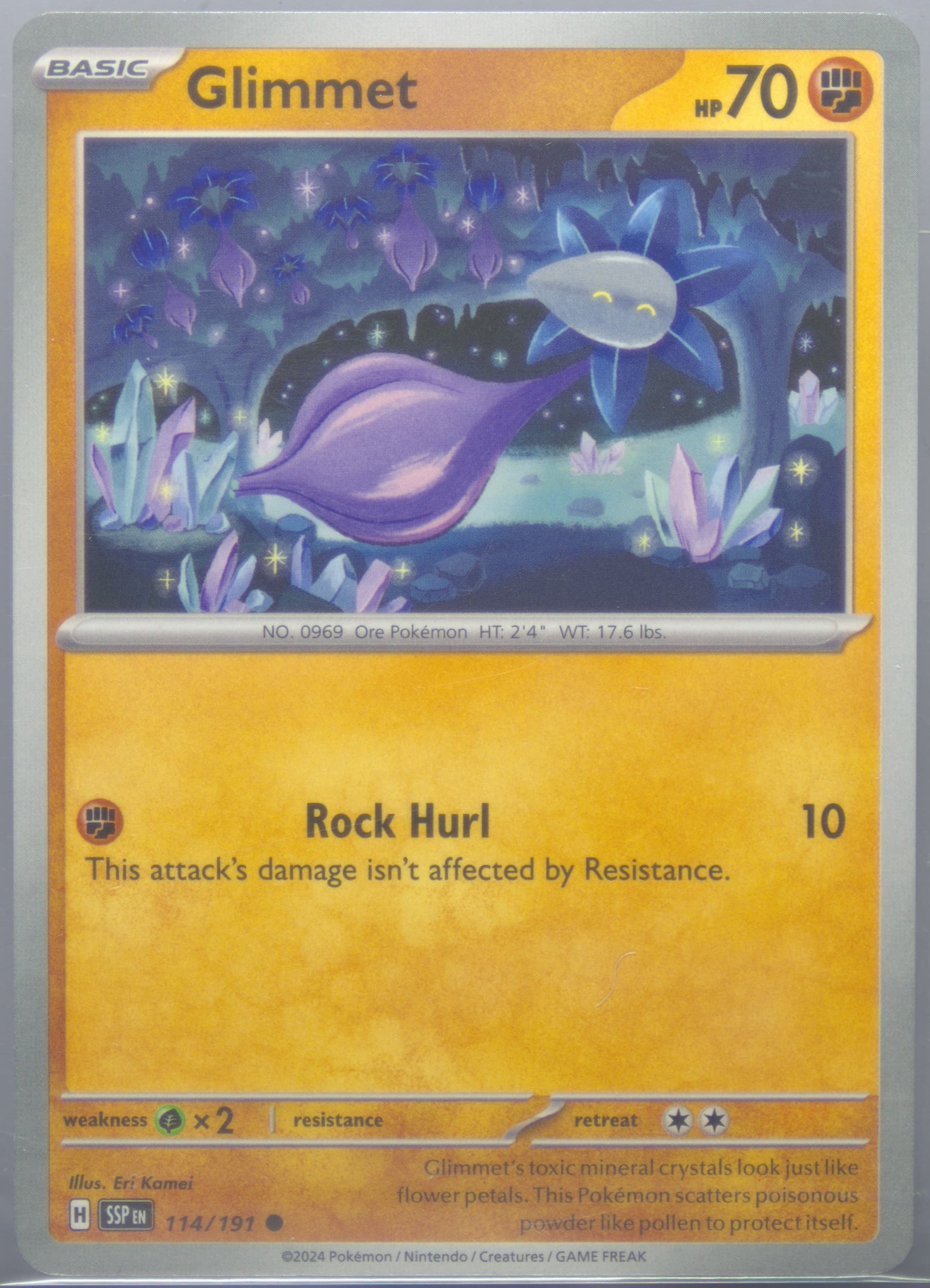 Glimmet (114) 2024 Pokemon Ssp EN-Surging Sparks