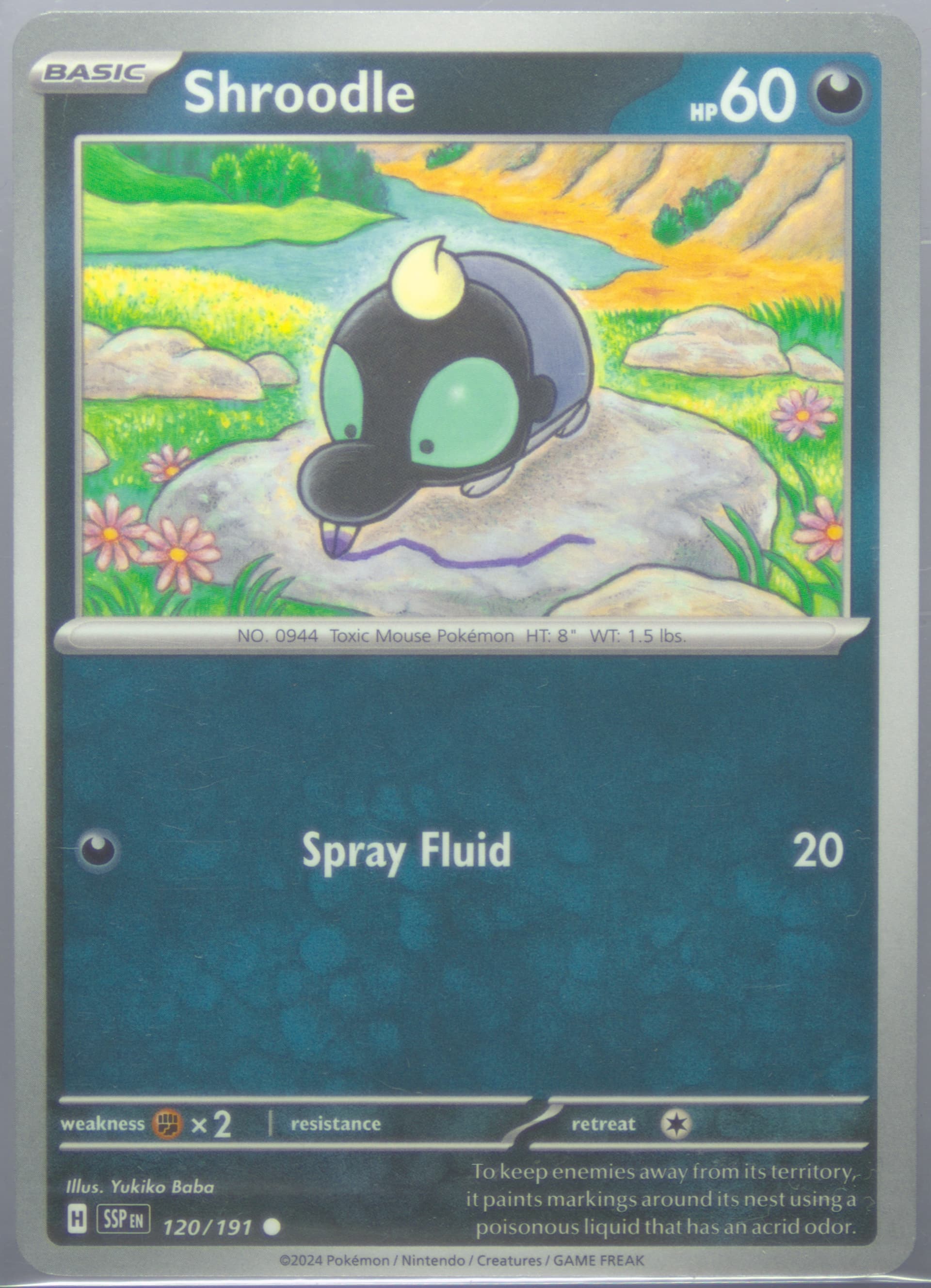 Shroodle (120) 2024 Pokemon Ssp EN-Surging Sparks