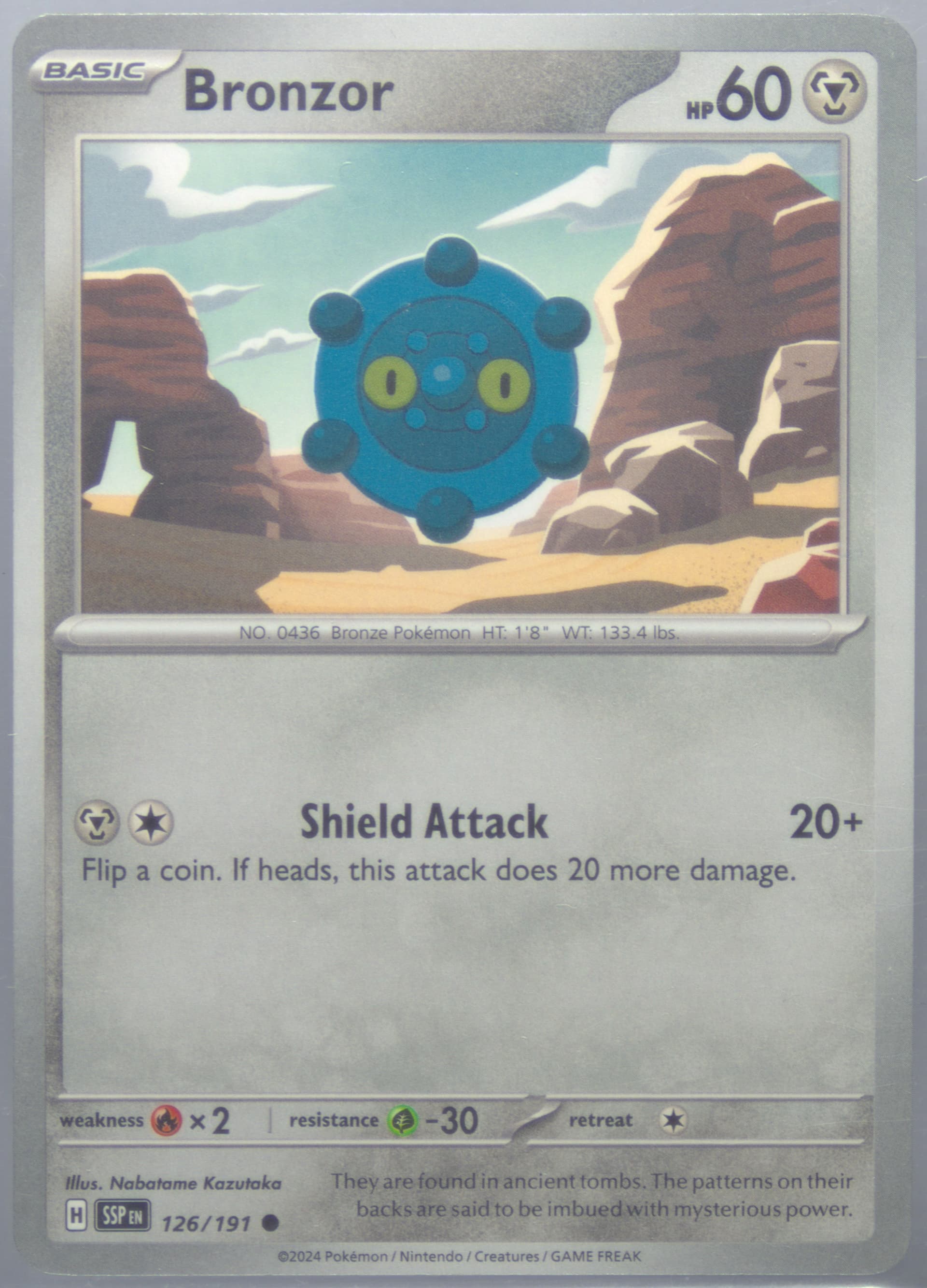 Bronzor (126) 2024 Pokemon Ssp EN-Surging Sparks