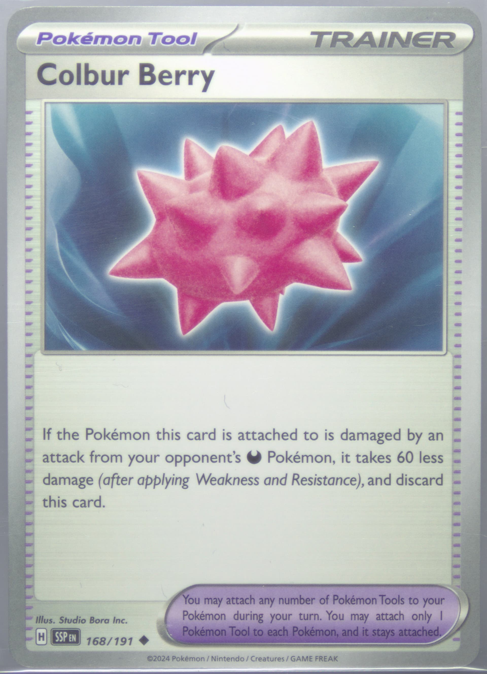 Colbur Berry (168) 2024 Pokemon Ssp EN-Surging Sparks