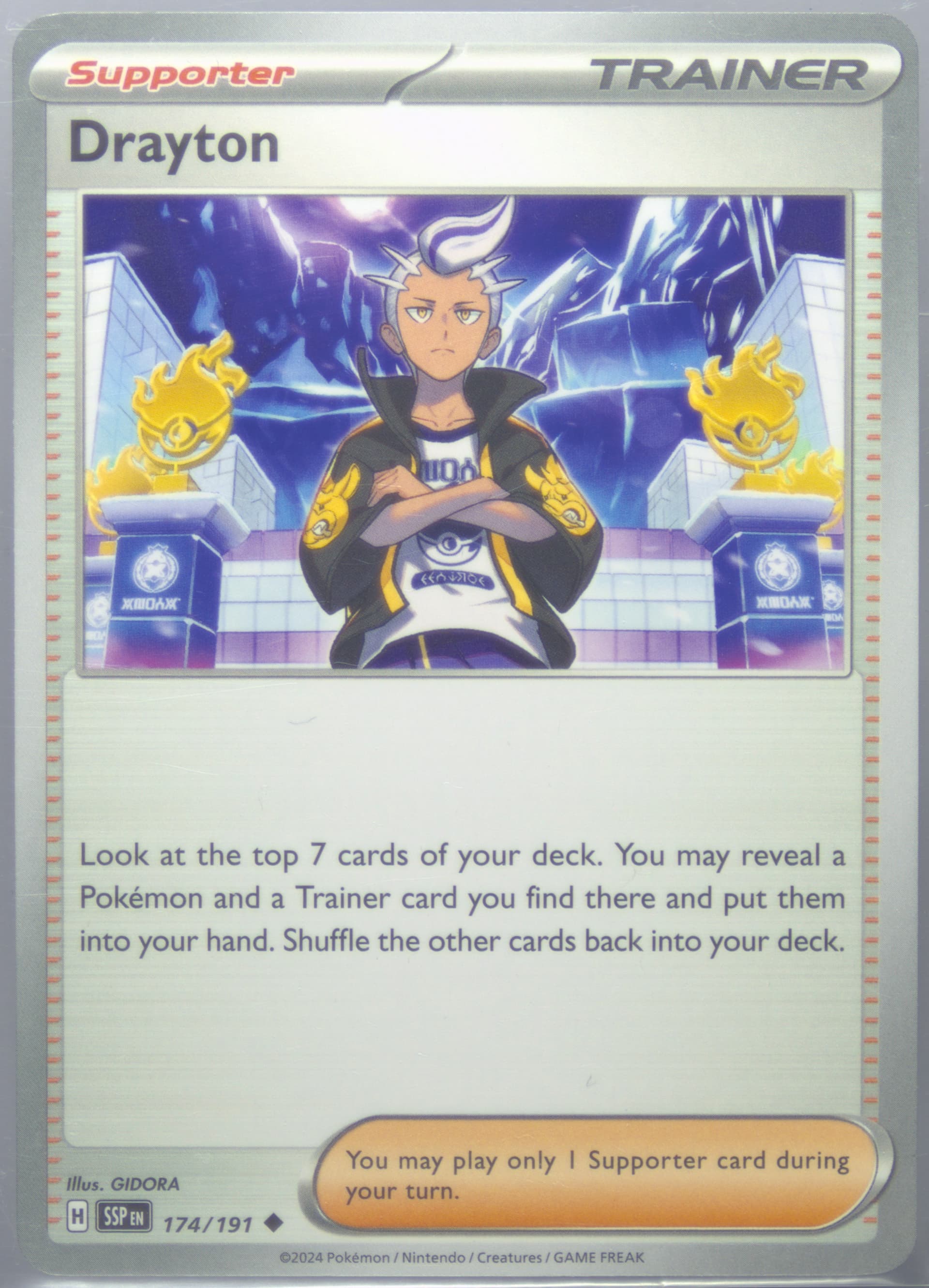 Drayton (174) 2024 Pokemon Ssp EN-Surging Sparks