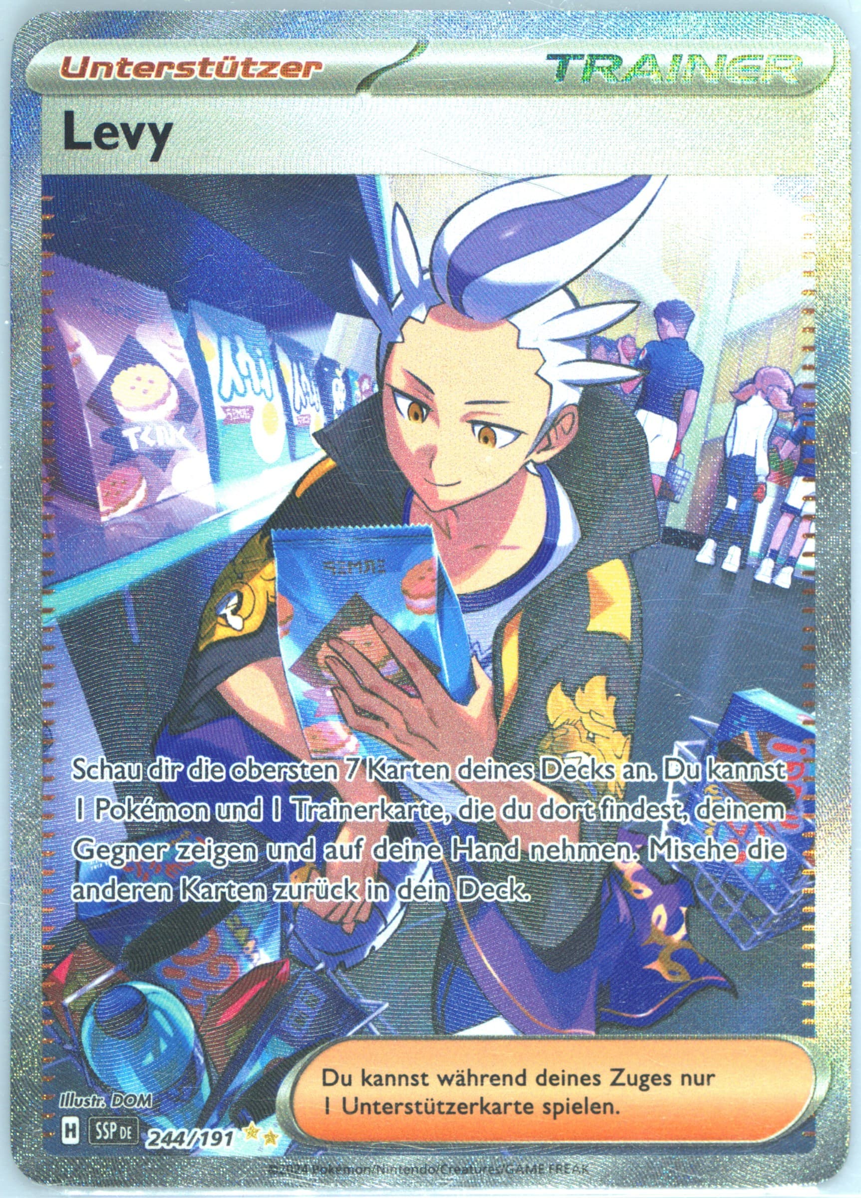 Drayton Special Illustration Rare (244) 2024 Pokemon German Ssp de-Surging Sparks