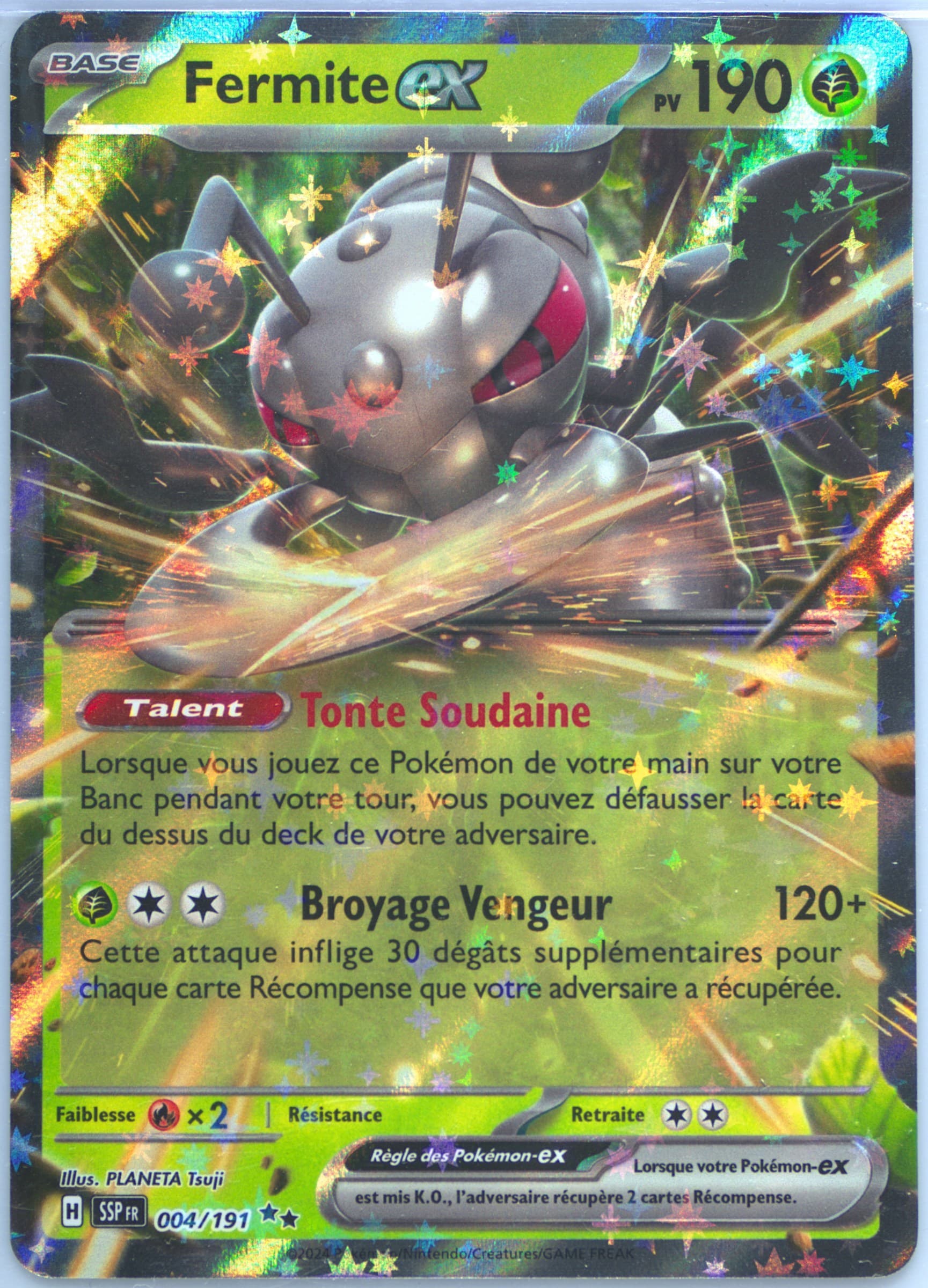 Durant EX (004) 2024 Pokemon French Ssp FR-Surging Sparks