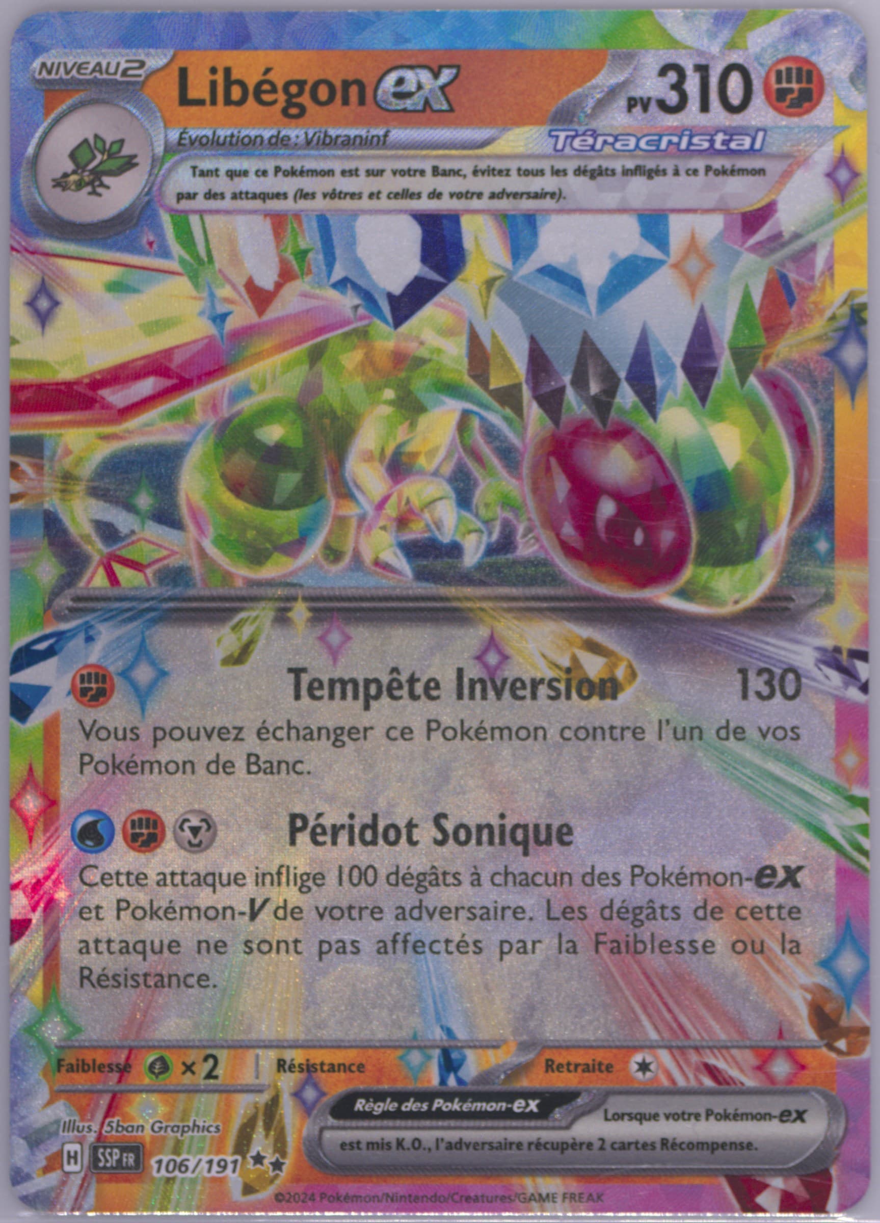 Flygon EX (106) 2024 Pokemon French Ssp FR-Surging Sparks