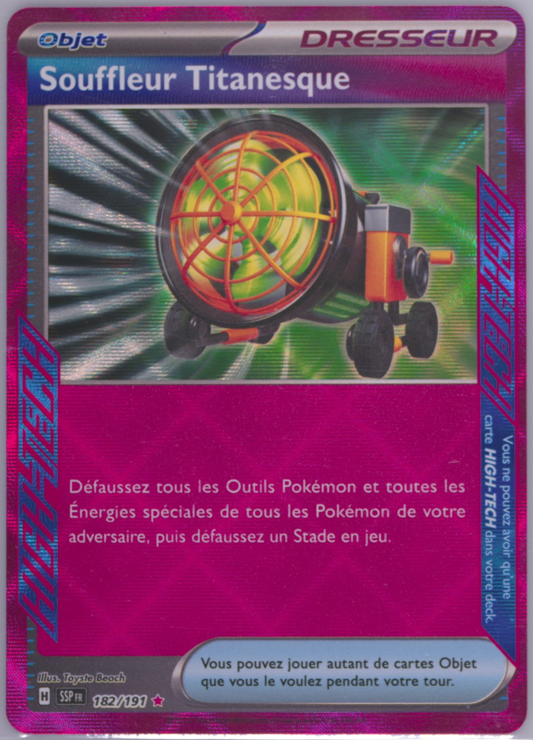 Megaton Blower (182) 2024 Pokemon French Ssp FR-Surging Sparks
