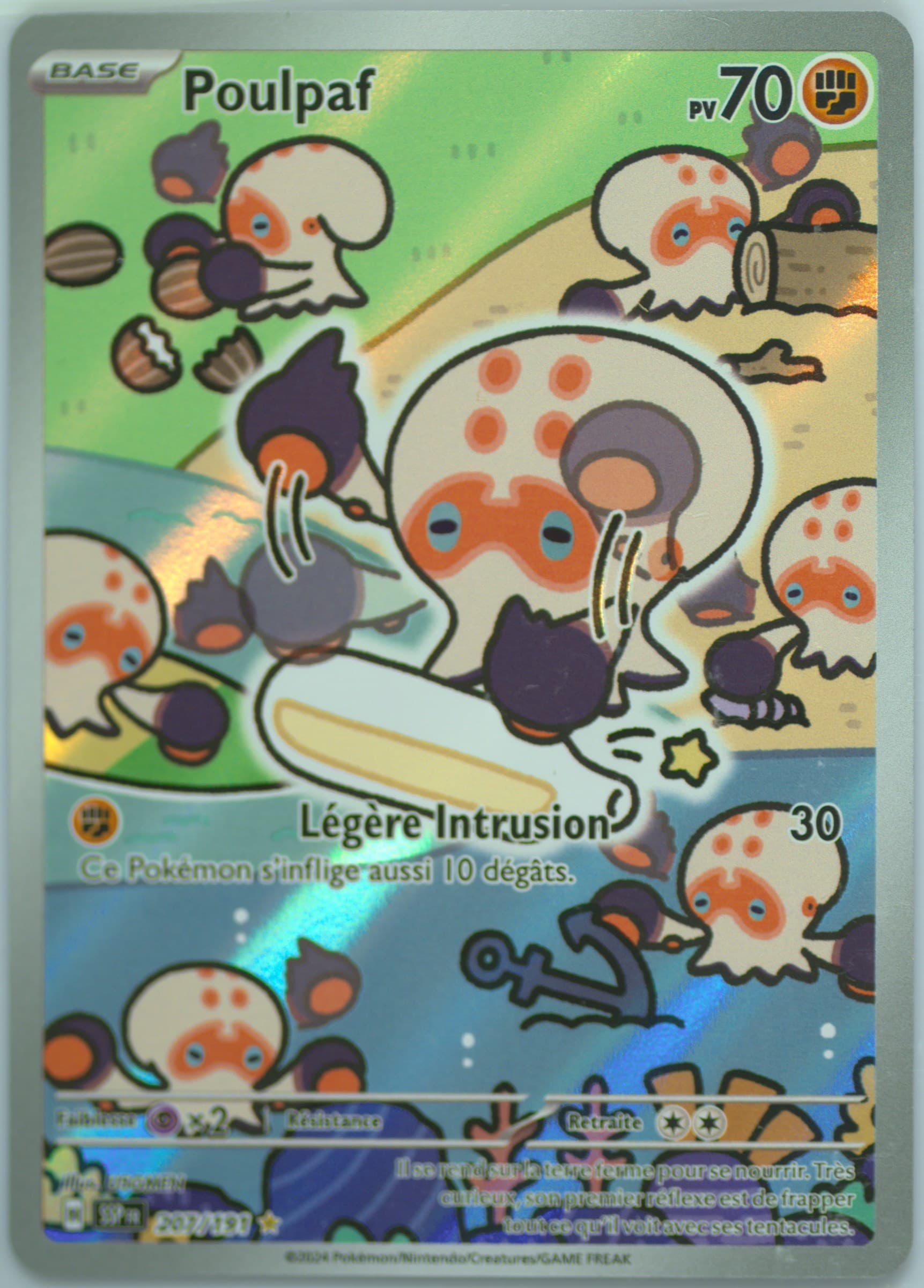 Clobbopus Illustration Rare (207) 2024 Pokemon French Ssp FR-Surging Sparks