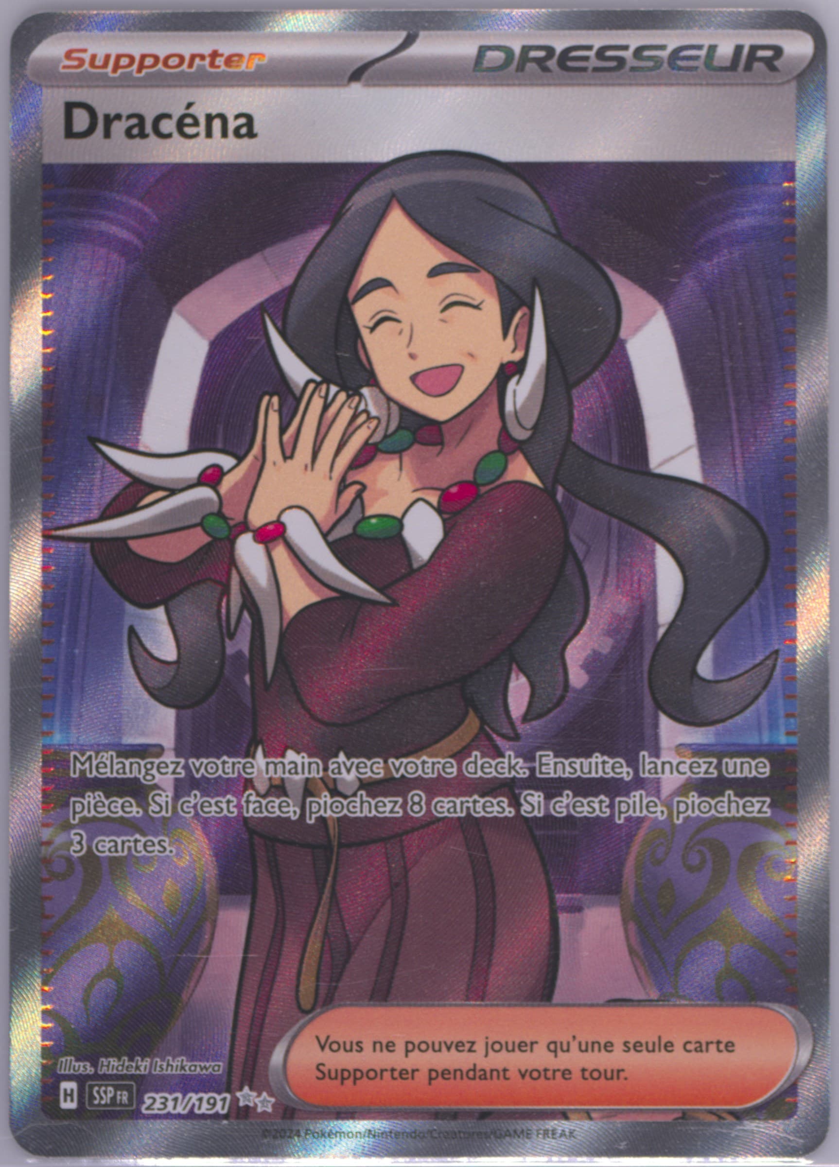 Drasna Ultra Rare (231) 2024 Pokemon French Ssp FR-Surging Sparks
