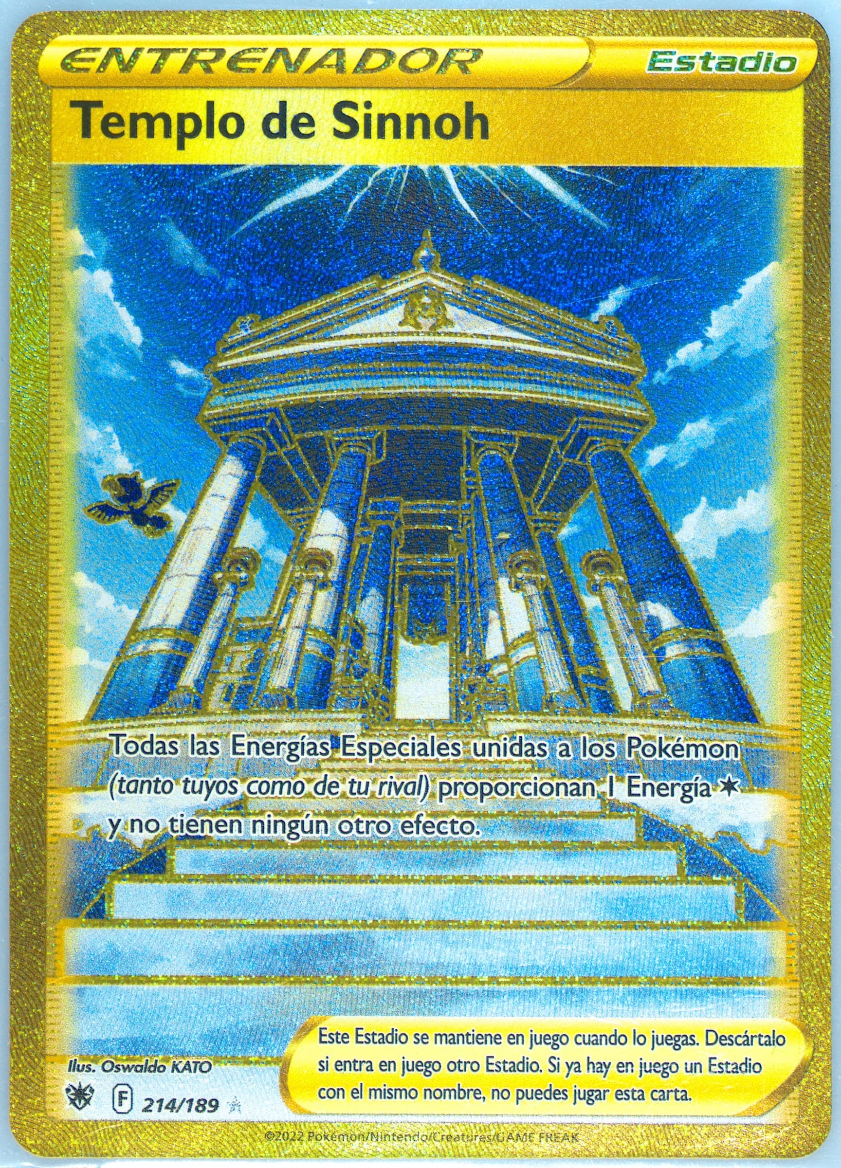 Full Art/Templo de Sinnoh Spanish-Secret (214) 2022 Pokemon Sword & Shield Astral Radiance