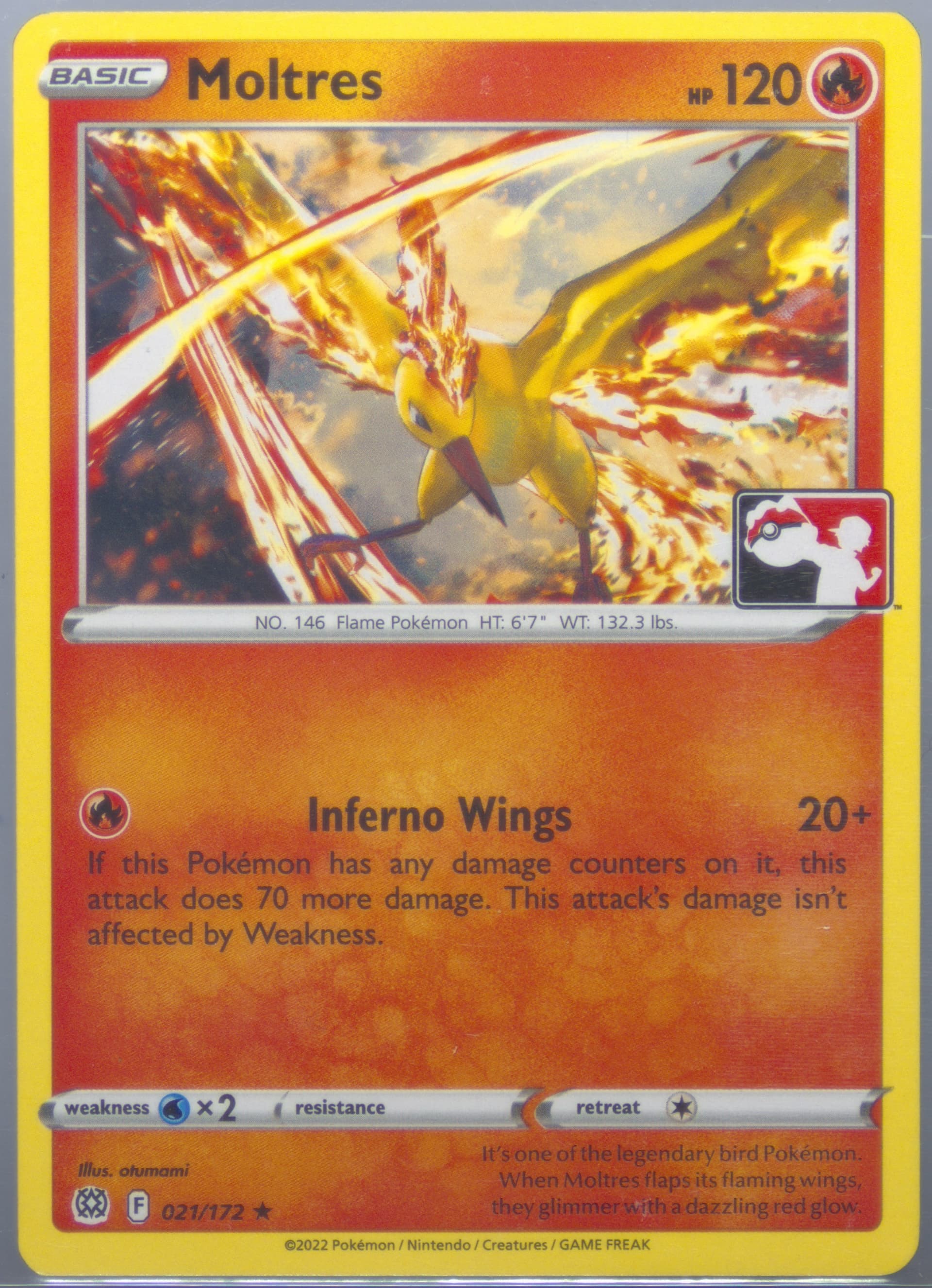 Moltres (021) 2023 Pokemon Play! Pokemon Prize Pack: Series 2