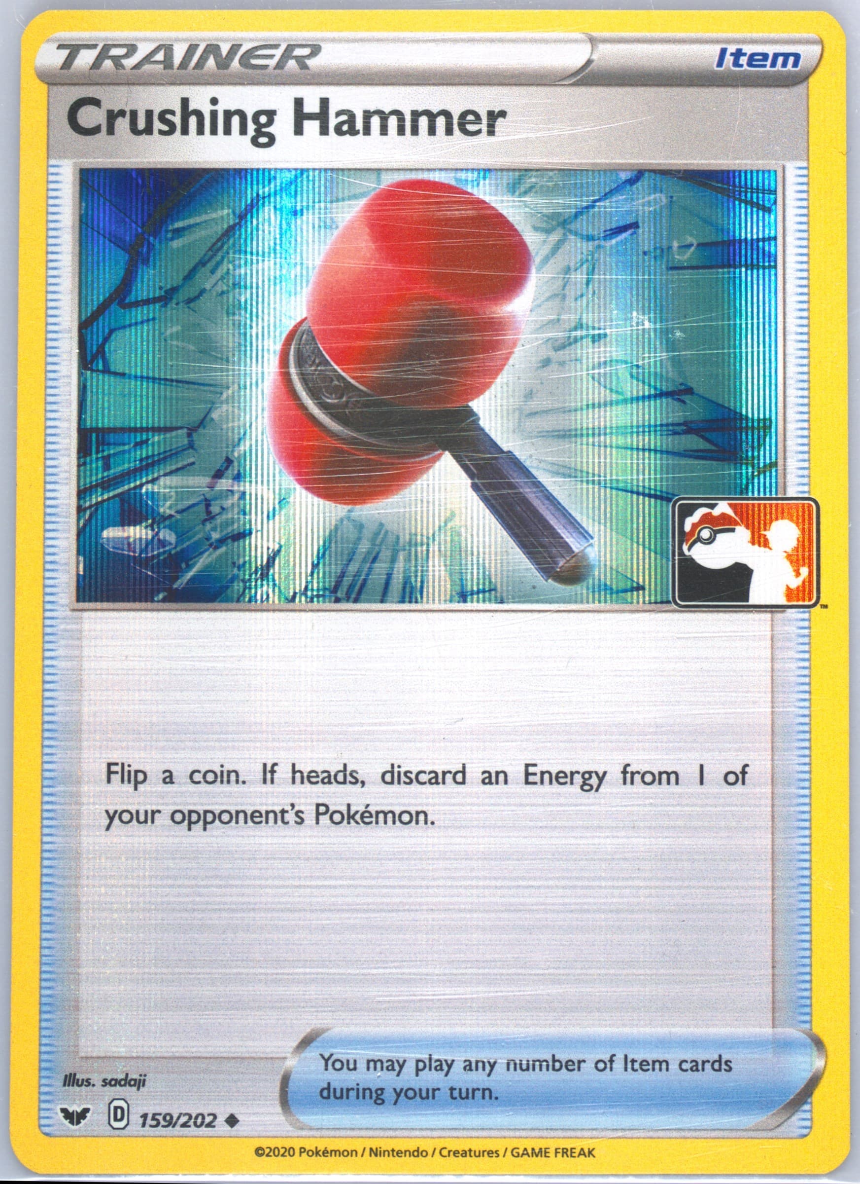 Crushing Hammer-Holo (159) 2022-2023 Pokemon Play! Pokemon Prize Pack