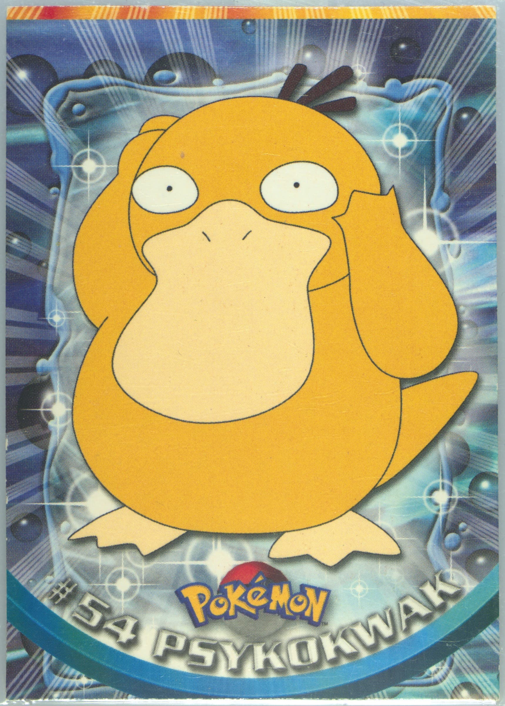 Psykokwak French (54) 1999 Topps Pokemon TV