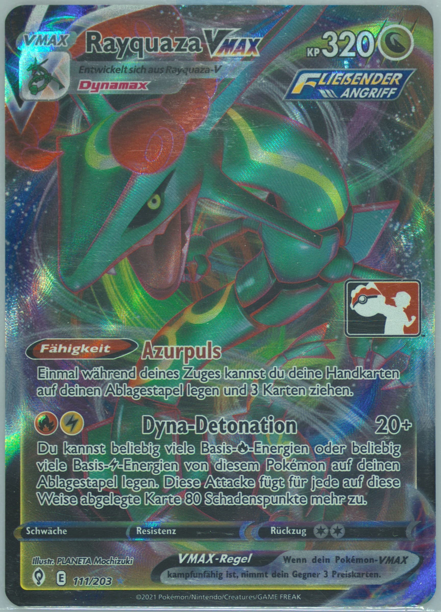 Full Art/Rayquaza Vmax German (111) 2022-2023 Pokemon Play! Pokemon Prize Pack