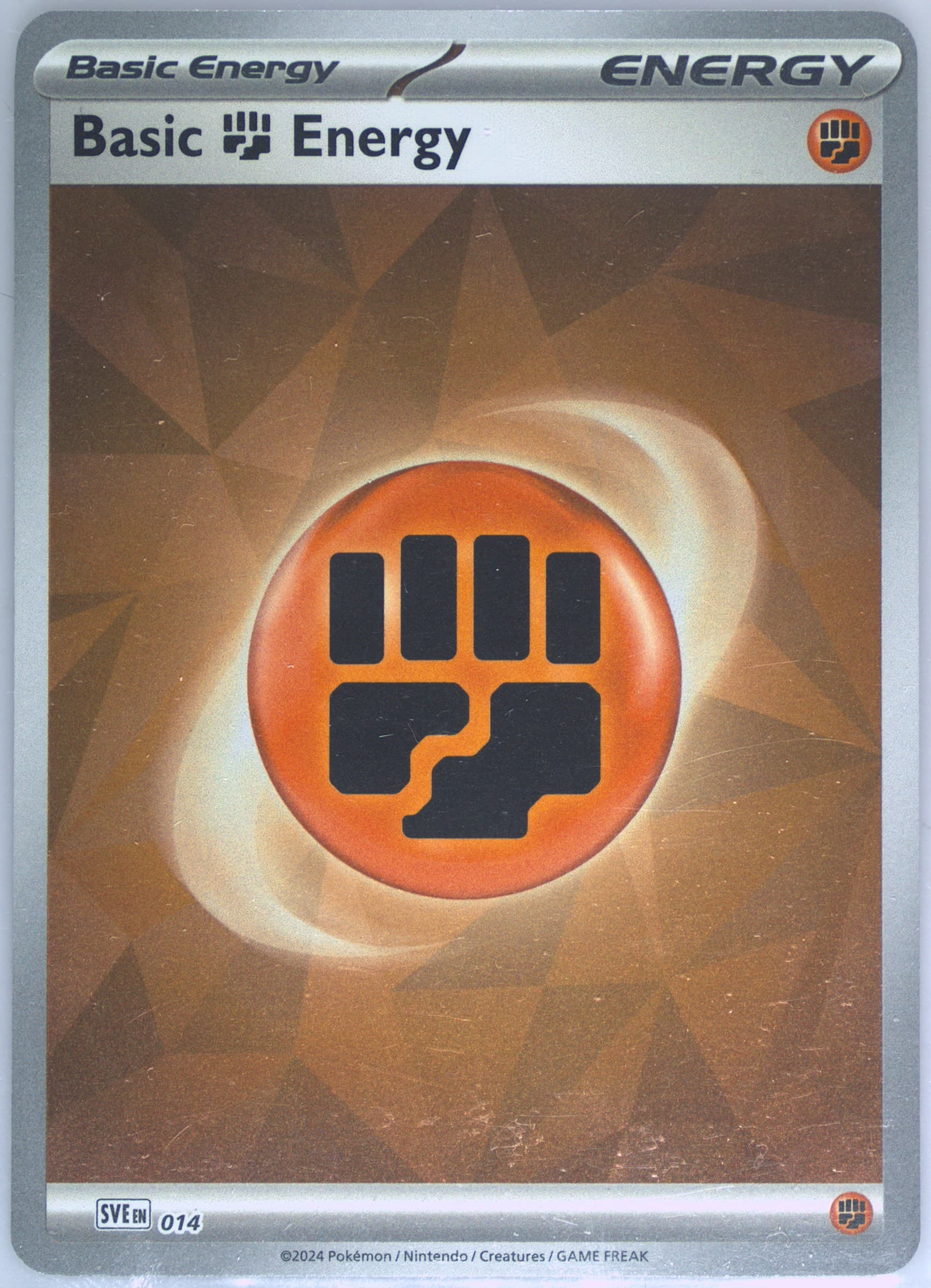 Basic Fighting Energy (014) 2024 Pokemon Sve EN-Basic Energies