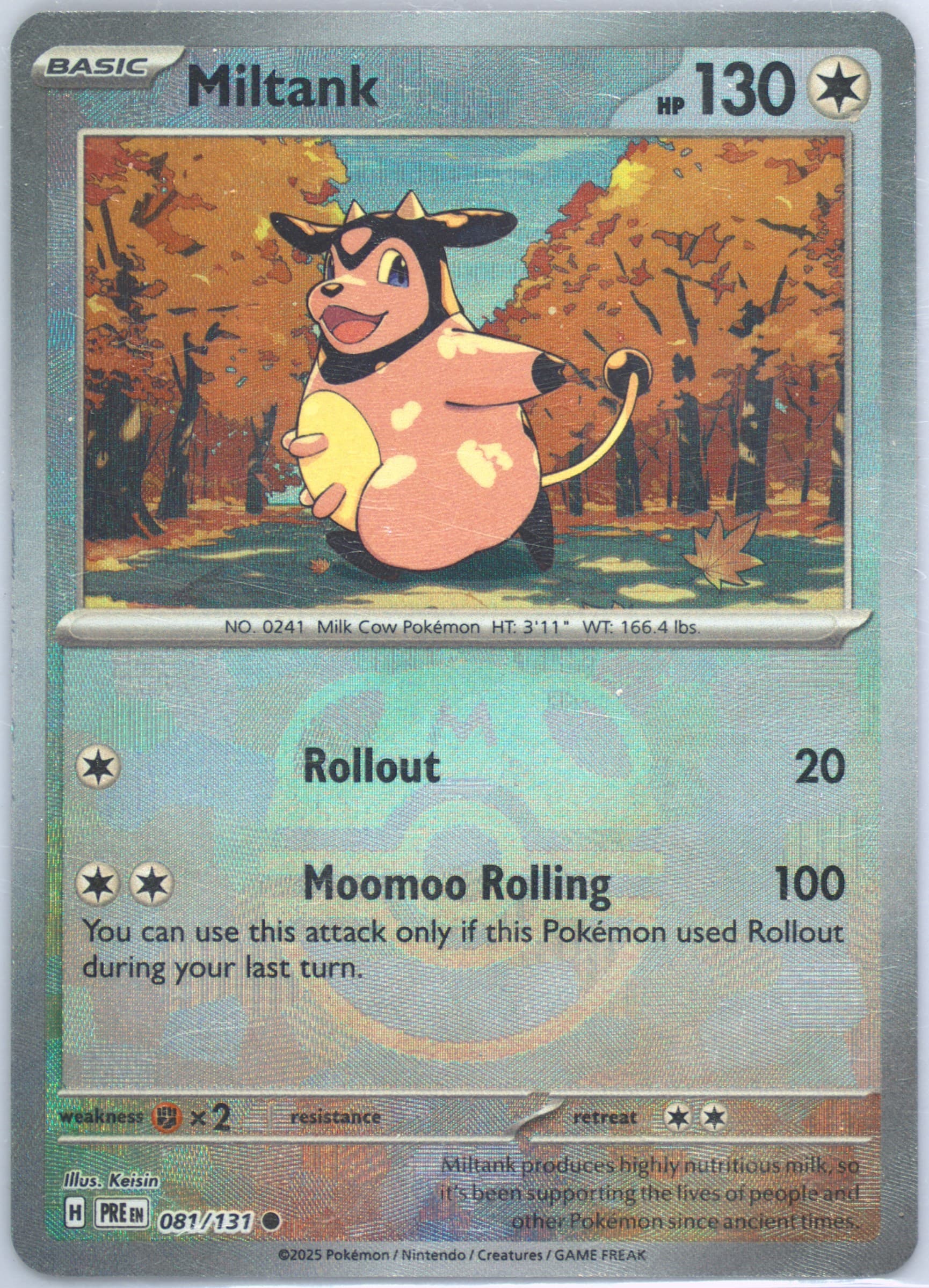 Miltank (081) 2025 Pokemon Pre EN-Prismatic Evolutions