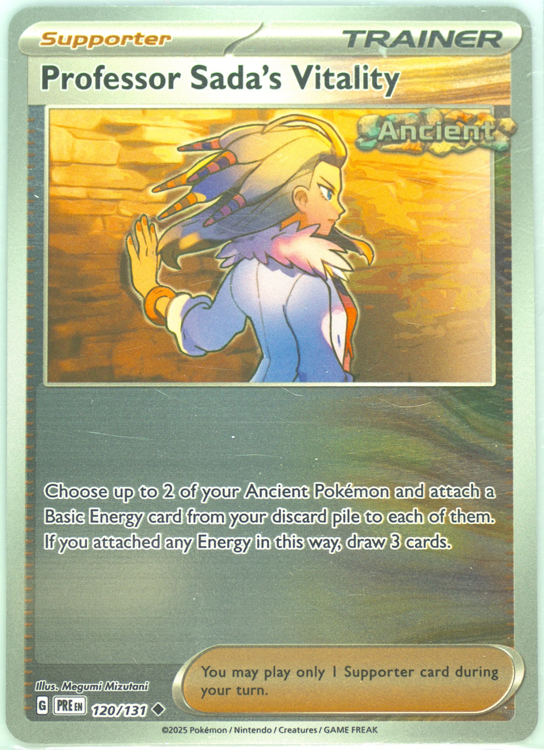 Professor Sada's Vitality (120) 2025 Pokemon Pre EN-Prismatic Evolutions