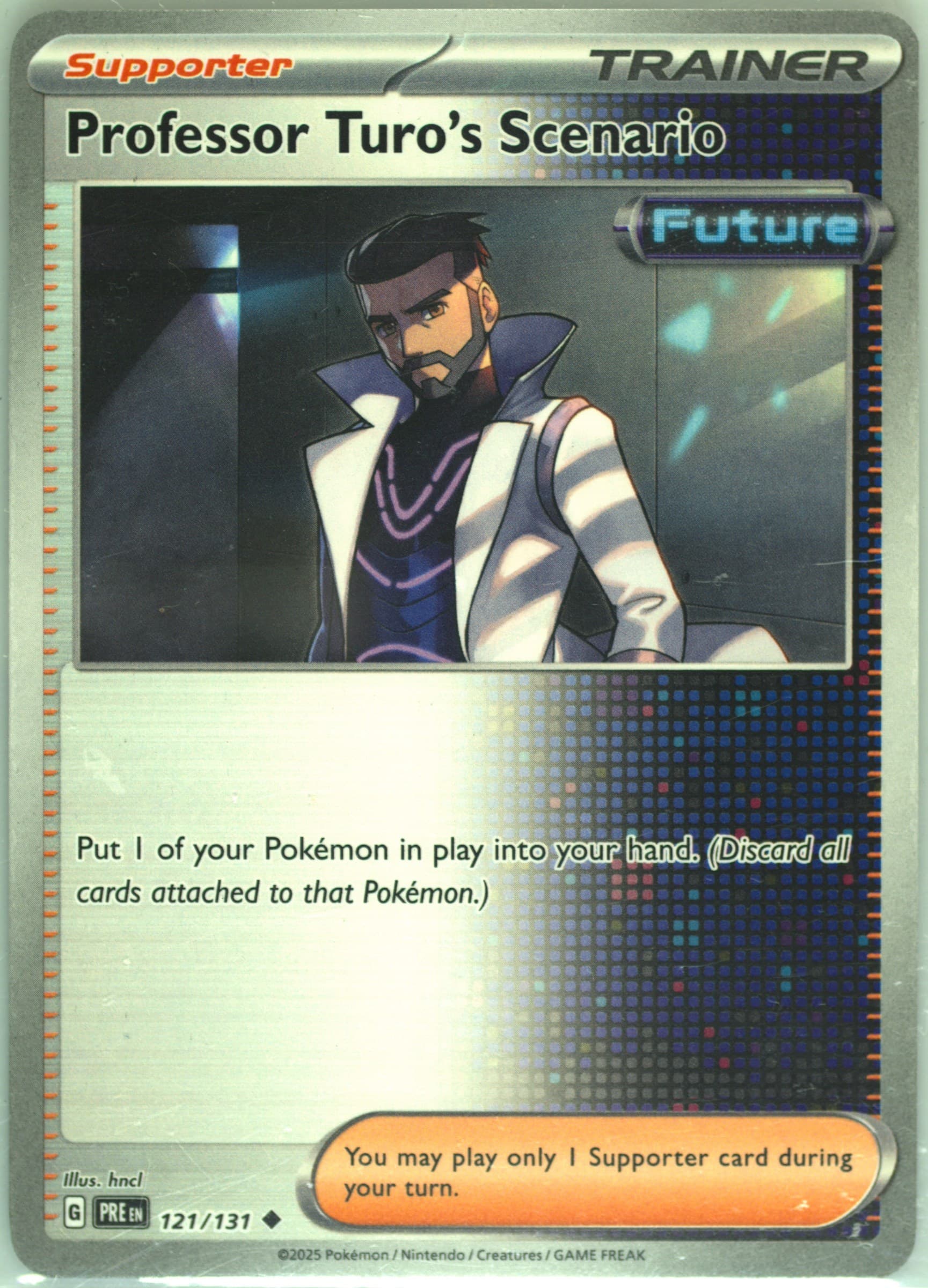 Professor Turo's Scenario (121) 2025 Pokemon Pre EN-Prismatic Evolutions
