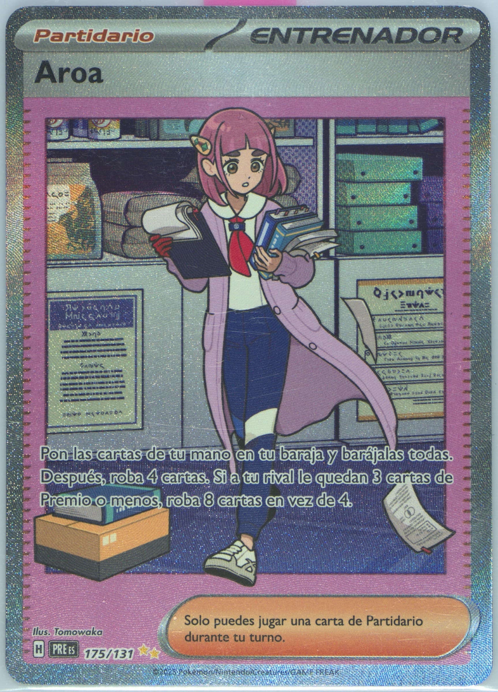 Lacey Special Illustration Rare (175) 2025 Pokemon Spanish Pre ES-Prismatic Evolutions