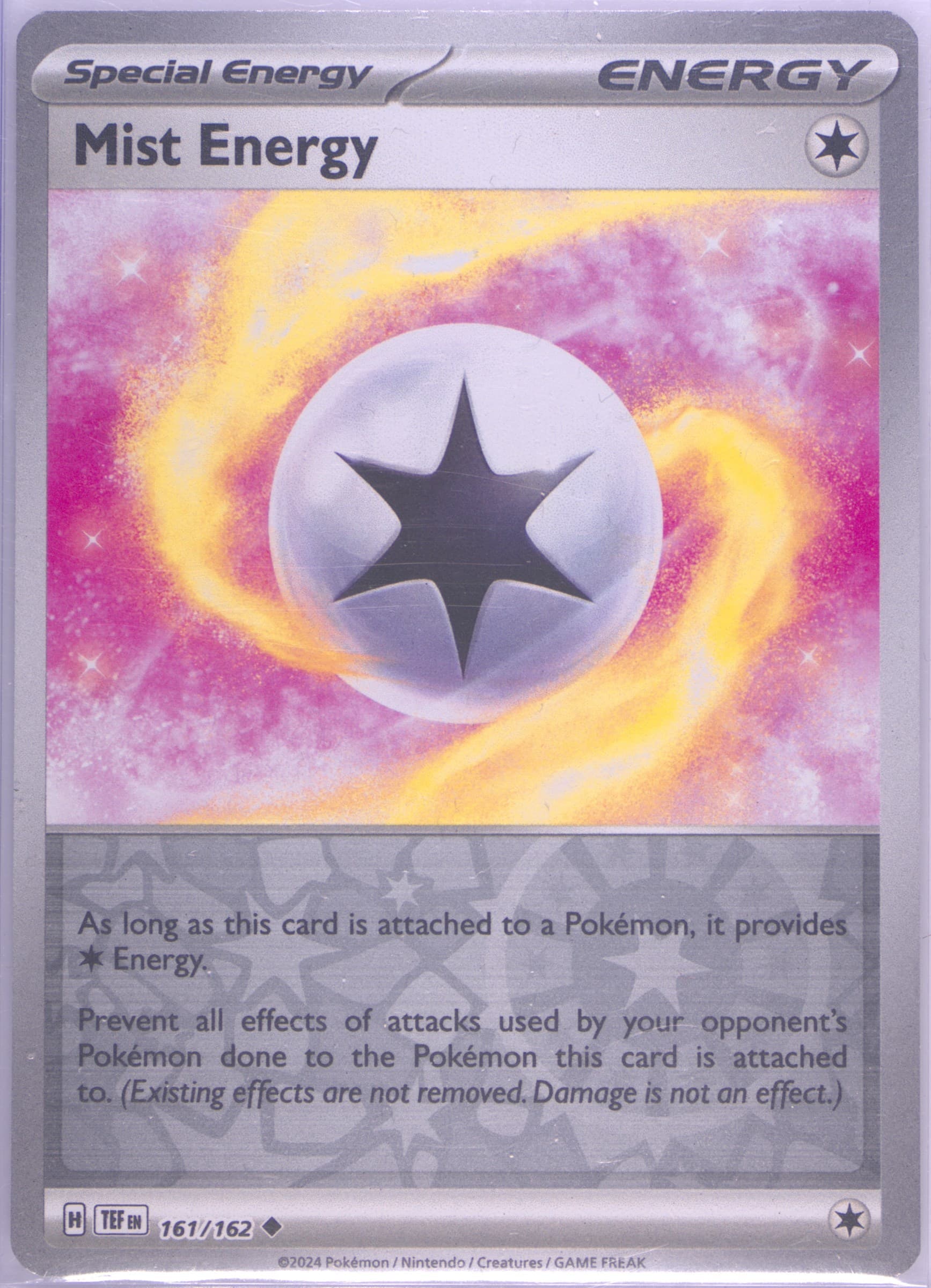 Mist Energy Reverse Holo (161) 2024 Pokemon Tef EN-Temporal Forces