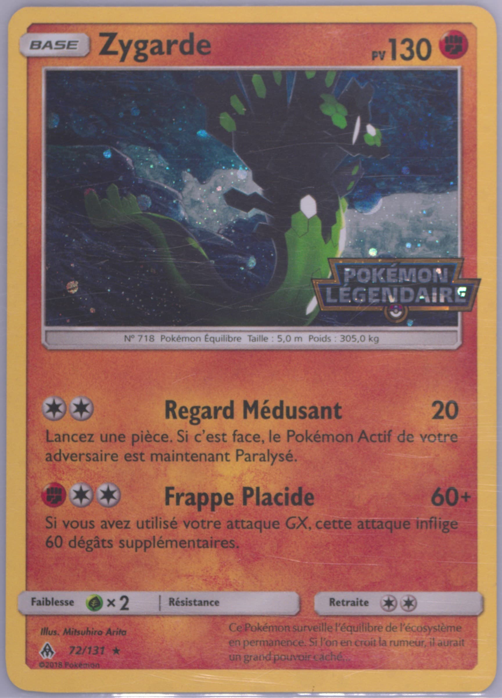 Zygarde Pokemon League-French (72) 2018 Pokemon Sun & Moon Forbidden Light