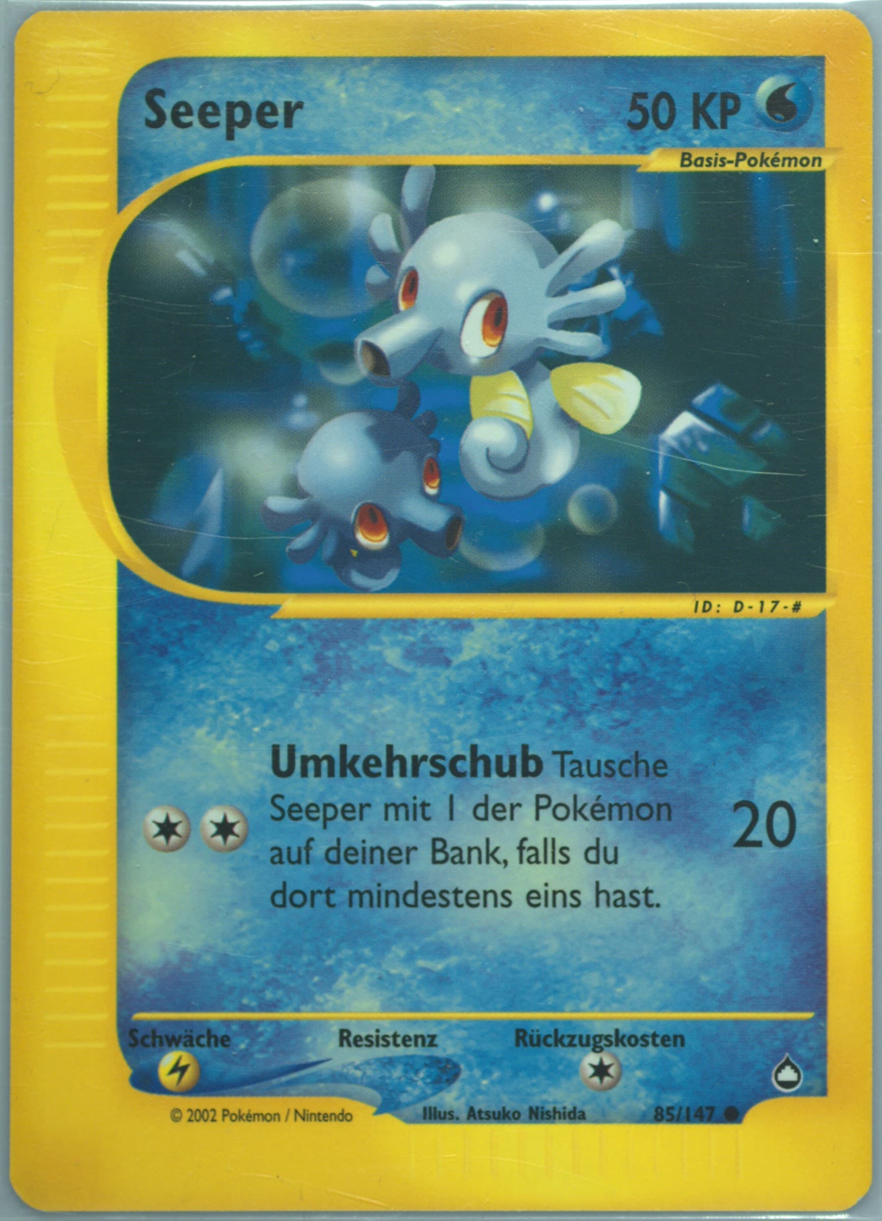 Seeper German (85) 2003 Pokemon Aquapolis