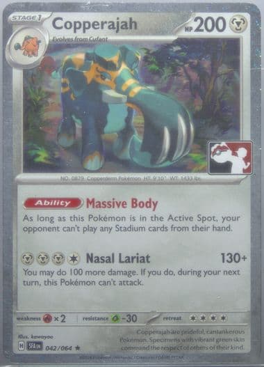 Copperajah (042) 2025 Pokemon Play! Pokemon Prize Pack: Series 6