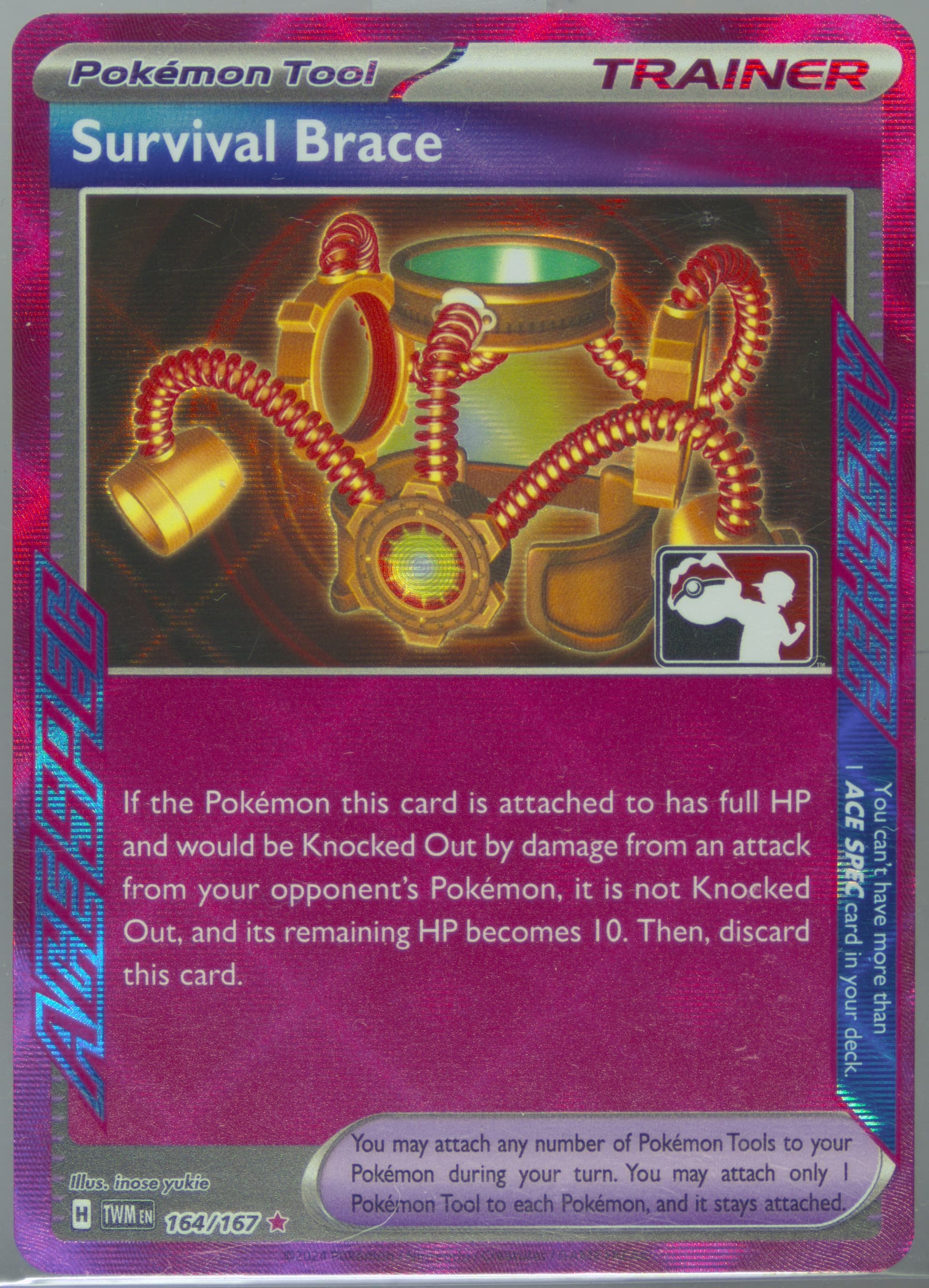 Survival Brace (164) 2025 Pokemon Play! Pokemon Prize Pack: Series 6