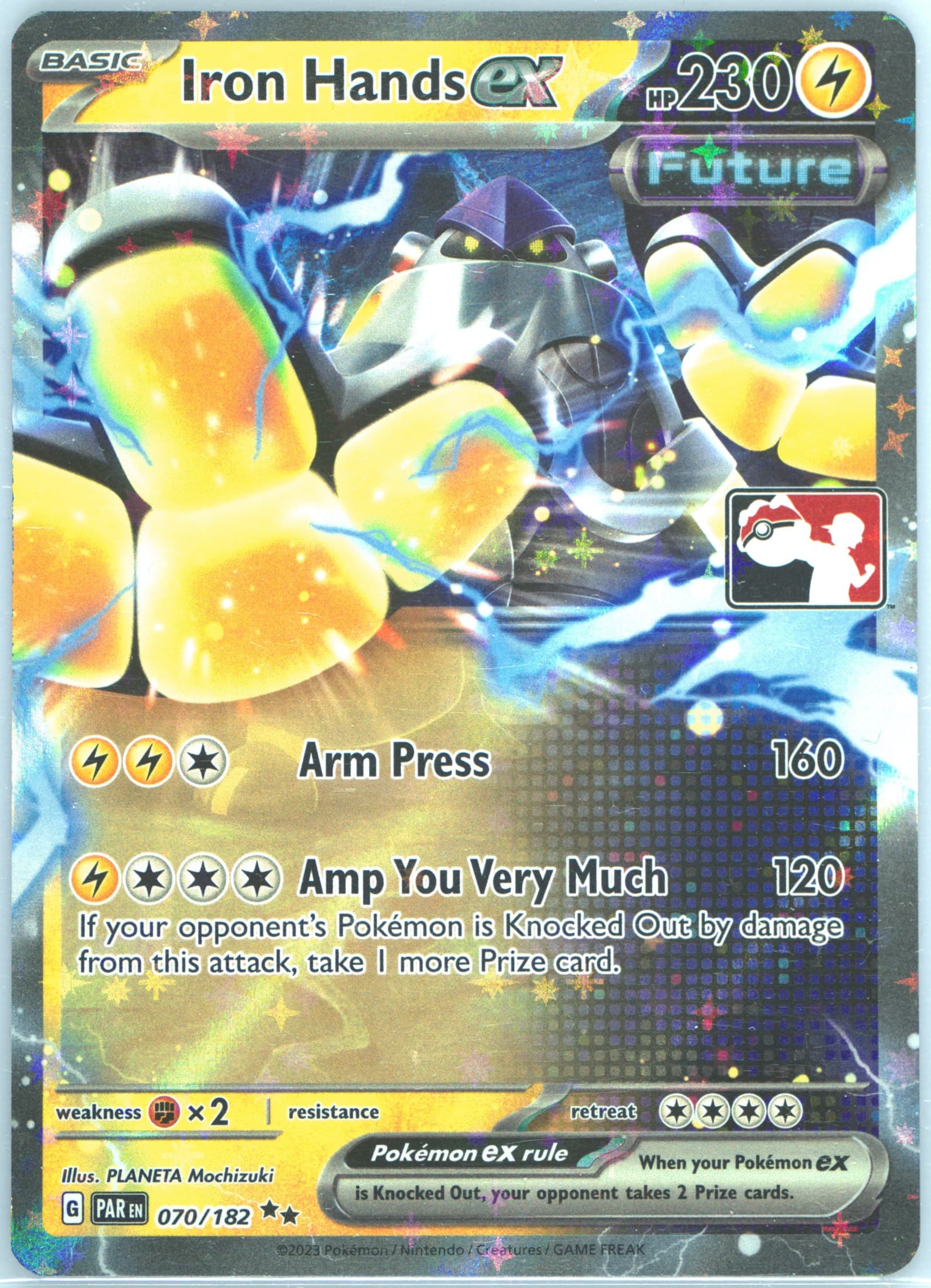 Iron Hands EX (070) 2024-2025 Pokemon Play! Pokemon Prize Pack