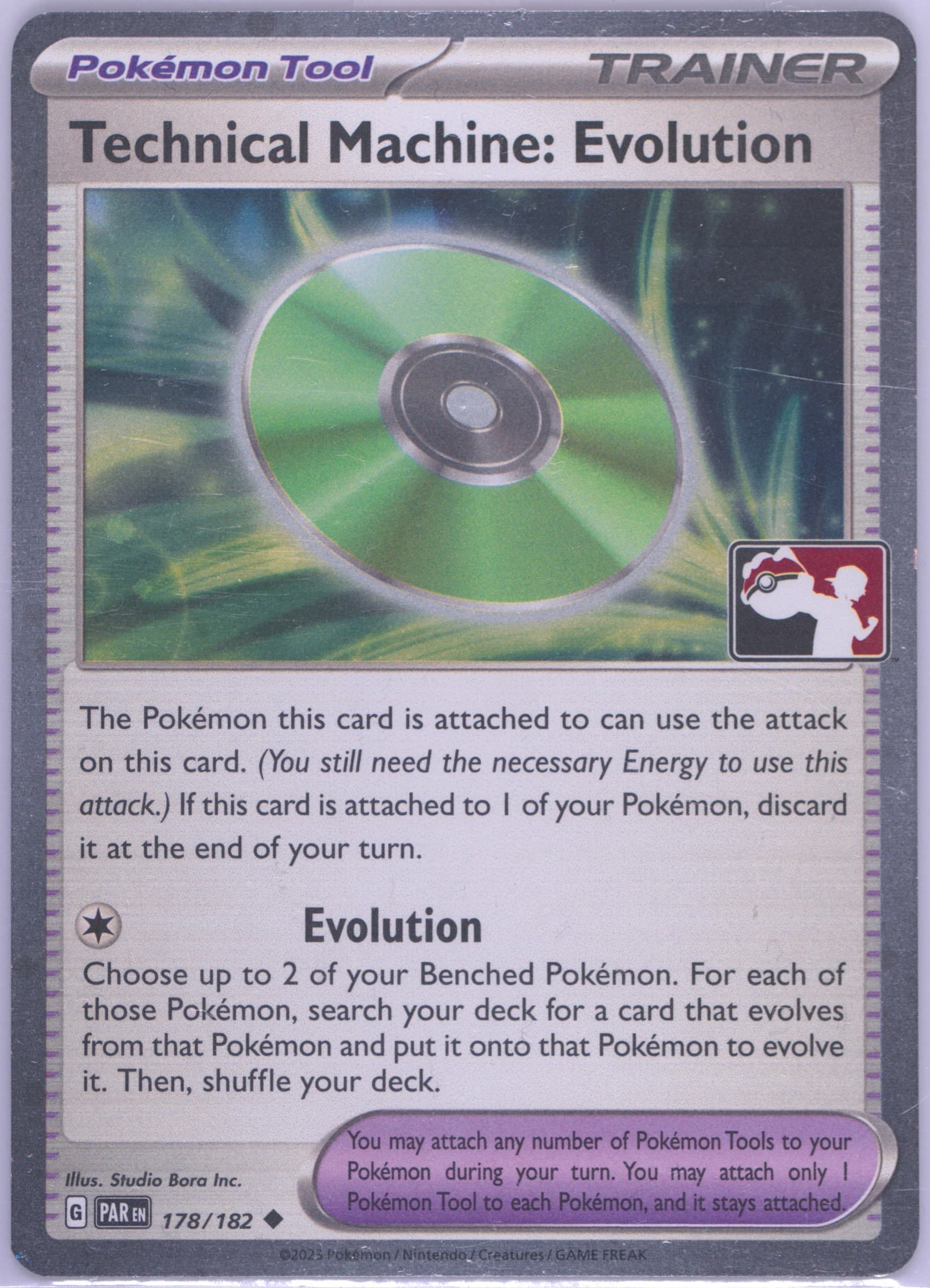 Technical Machine: Evolution (178) 2024-2025 Pokemon Play! Pokemon Prize Pack