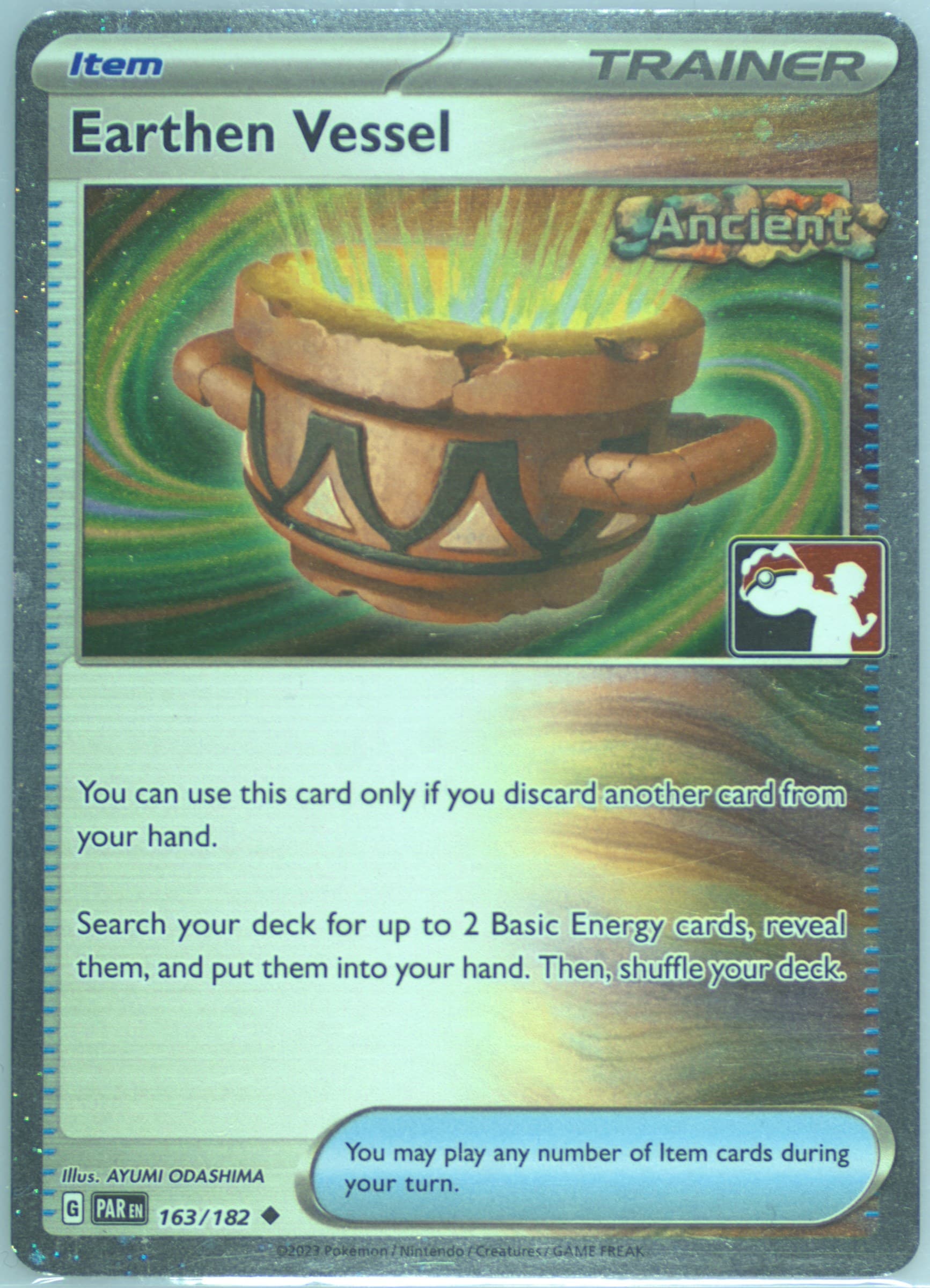 Earthen Vessel Holo (163) 2024-2025 Pokemon Play! Pokemon Prize Pack