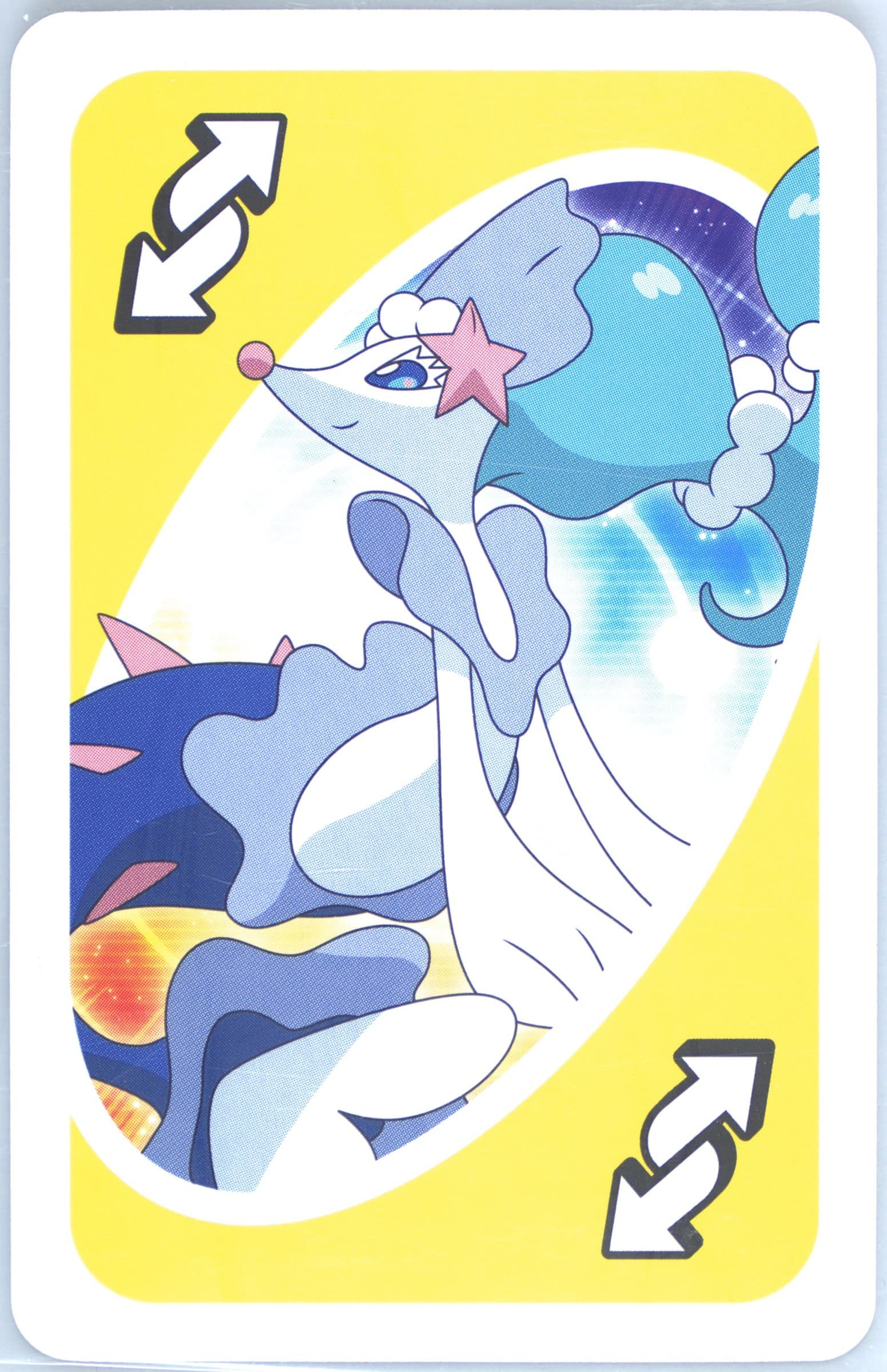 Primarina Japanese Back-Yellow-Reverse 2017 Uno Pokemon Sun & Moon