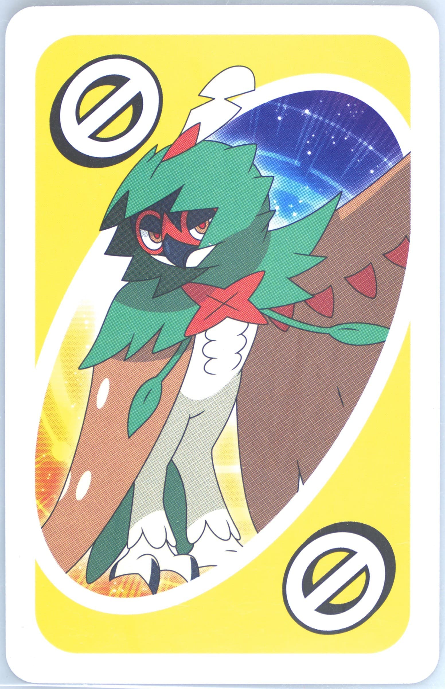 Decidueye Japanese Back-Yellow-Skip 2017 Uno Pokemon Sun & Moon