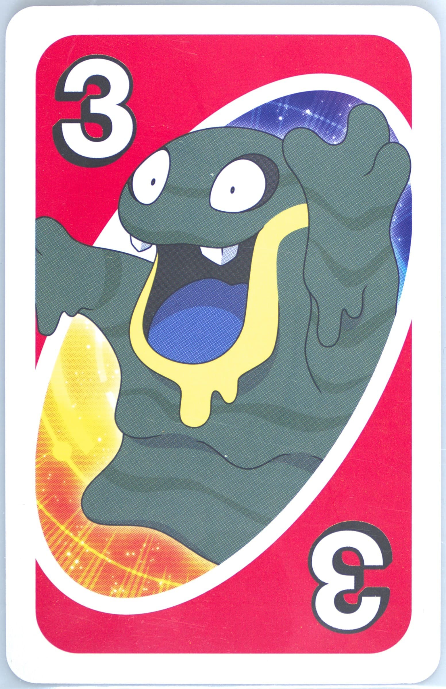 Alolan Grimer Japanese Back-Red-#3 2017 Uno Pokemon Sun & Moon