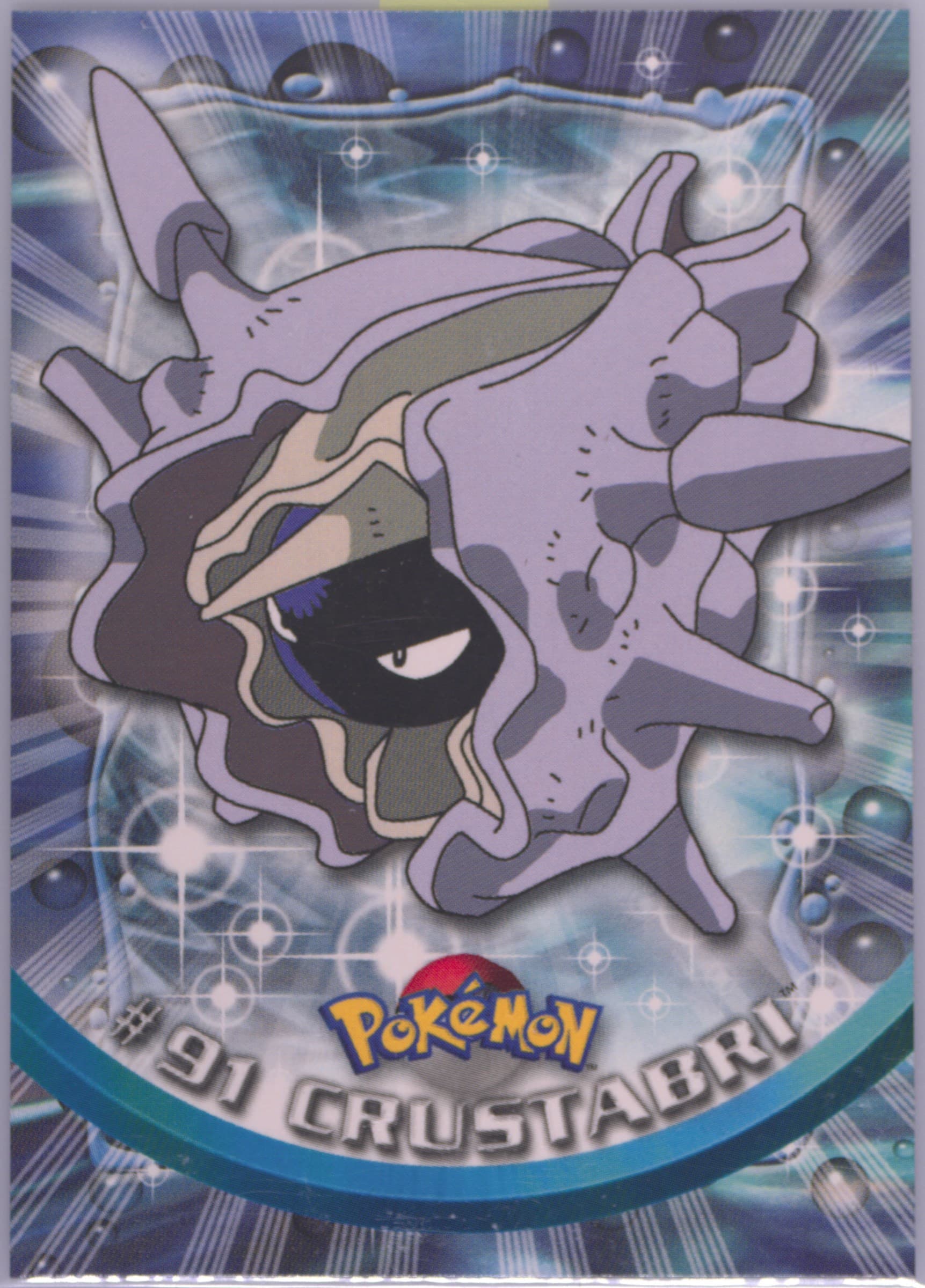 Crustabri French (91) 2000 Topps Pokemon TV Animation Series 2