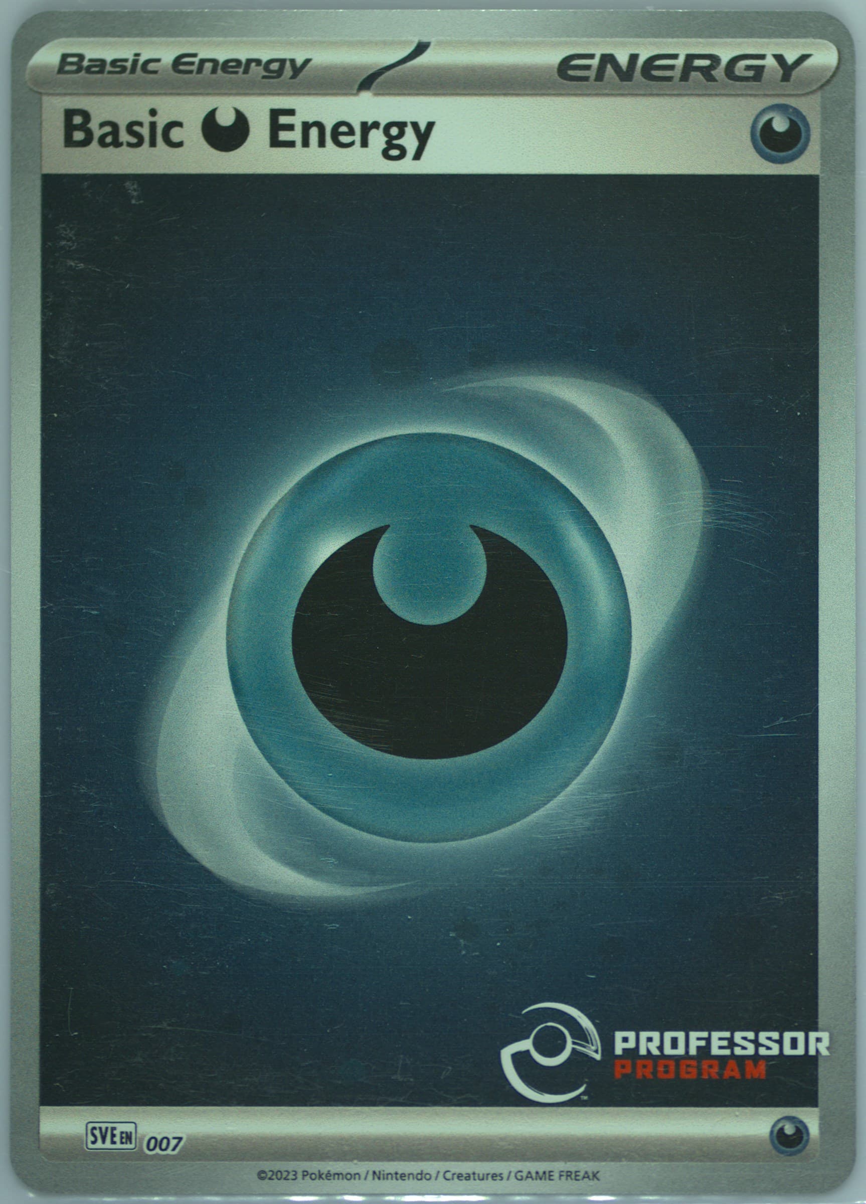 Basic Darkness Energy Professor Program (007) 2024 Pokemon Sve EN-Basic Energies