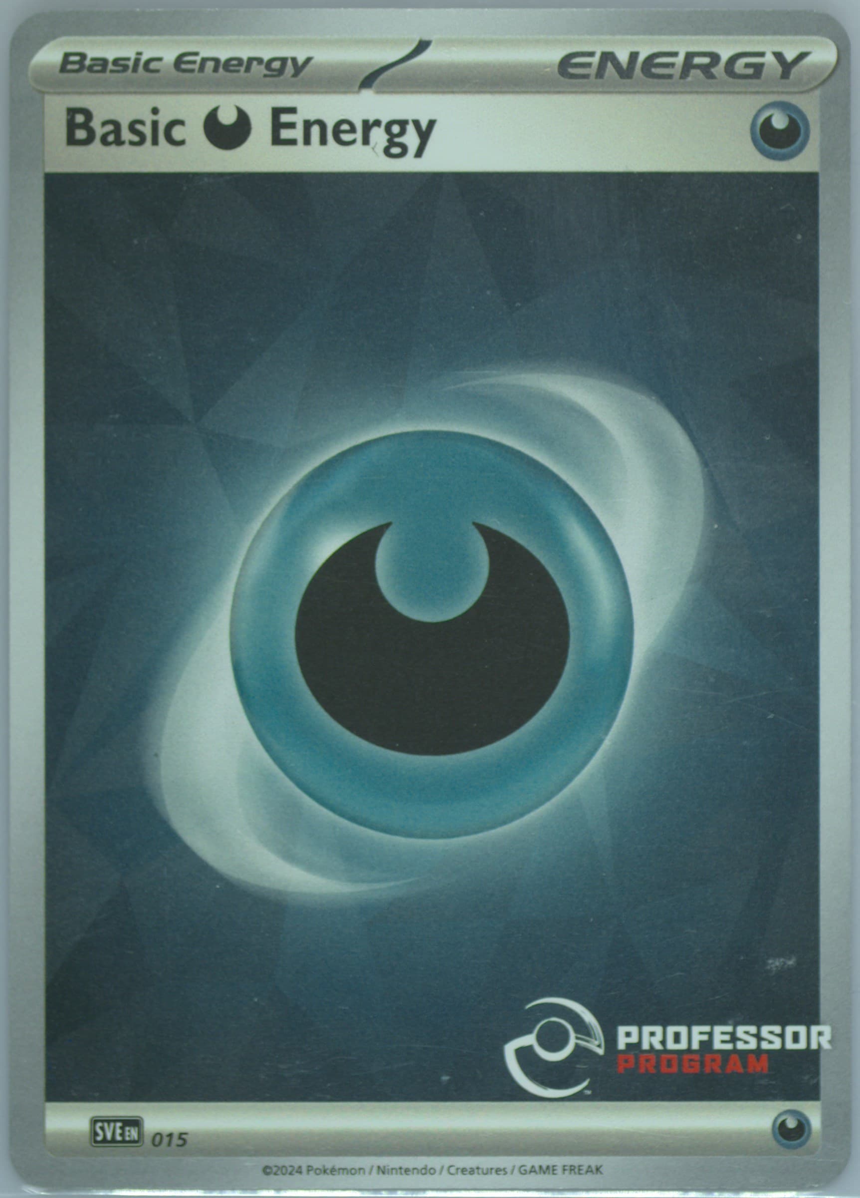 Basic Darkness Energy Professor Program (015) 2024 Pokemon Sve EN-Basic Energies