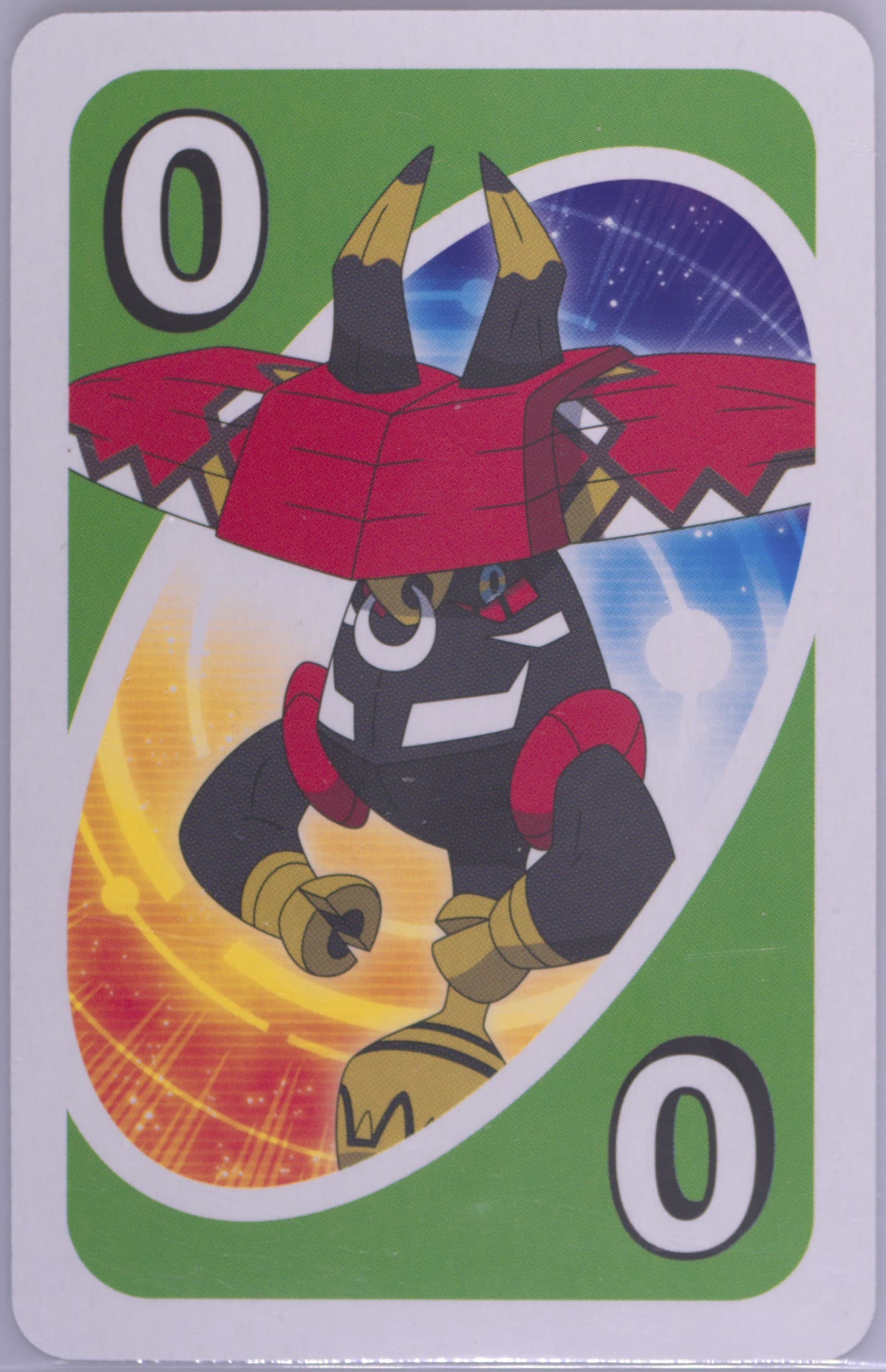Tapu Bulu Japanese Back-Green-#0 2017 Uno Pokemon Sun & Moon
