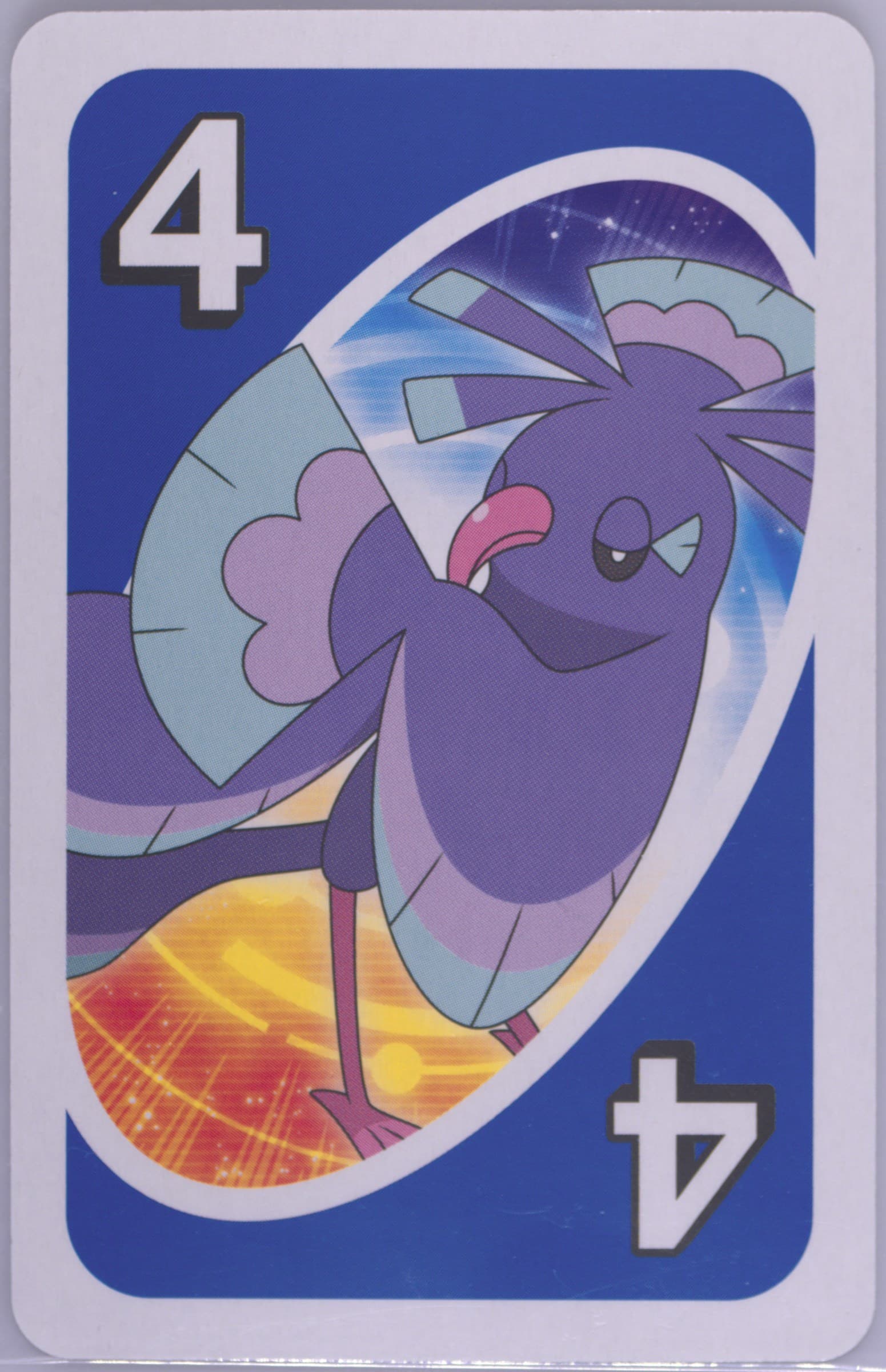 Oricorio Japanese Back-Blue-#4 2017 Uno Pokemon Sun & Moon