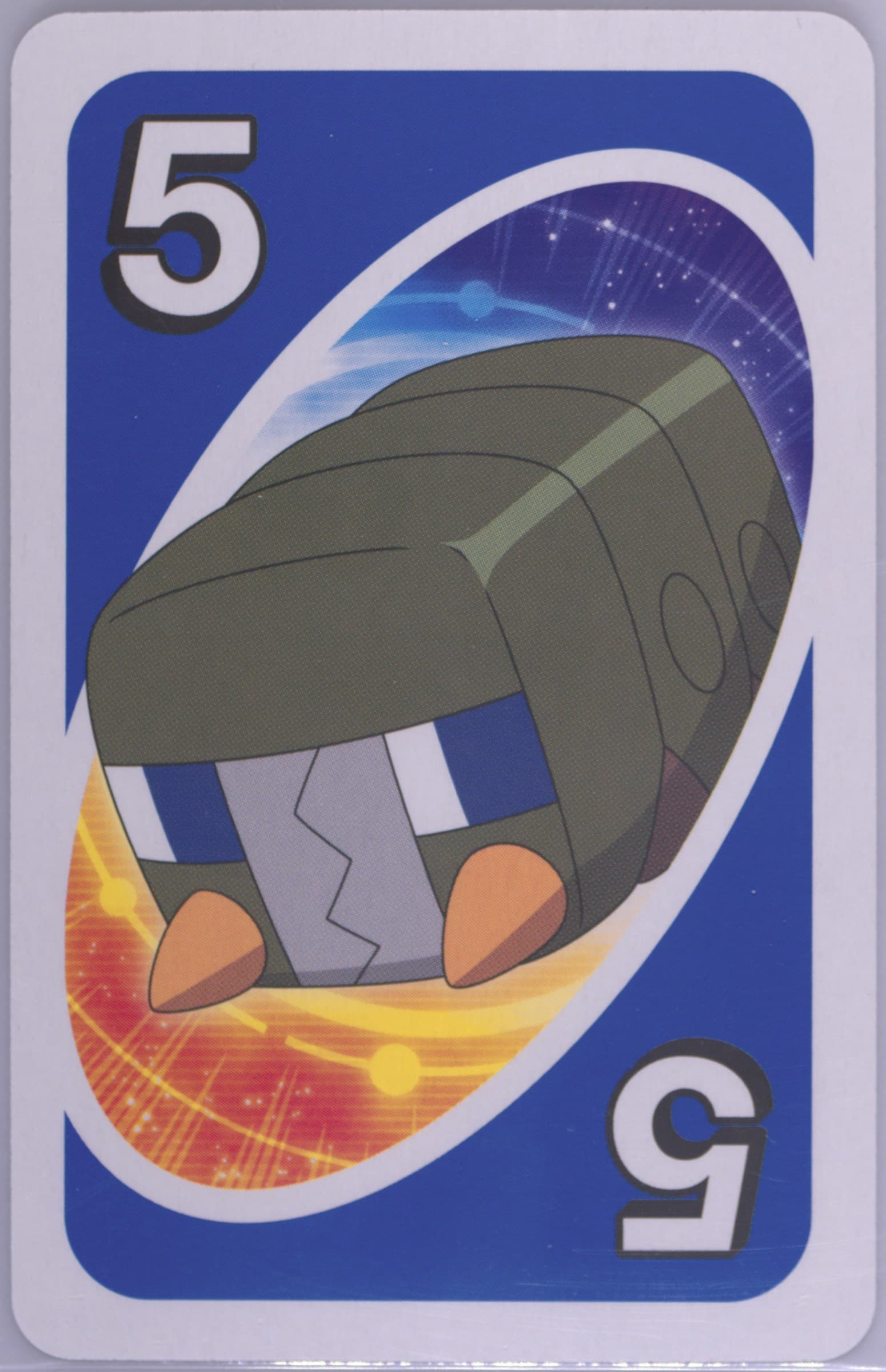 Charjabug Japanese Back-Blue-#5 2017 Uno Pokemon Sun & Moon